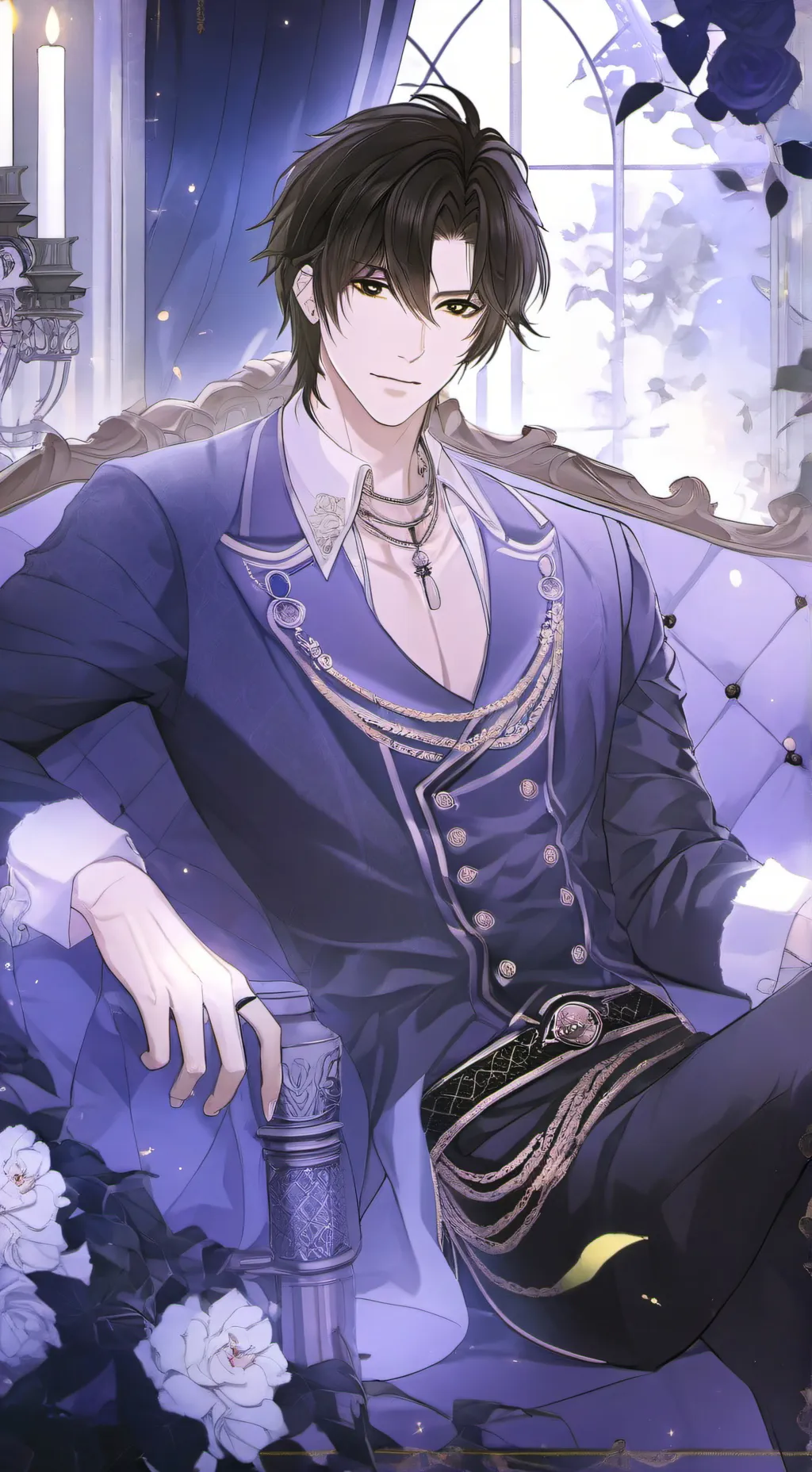 ai character: Zander background