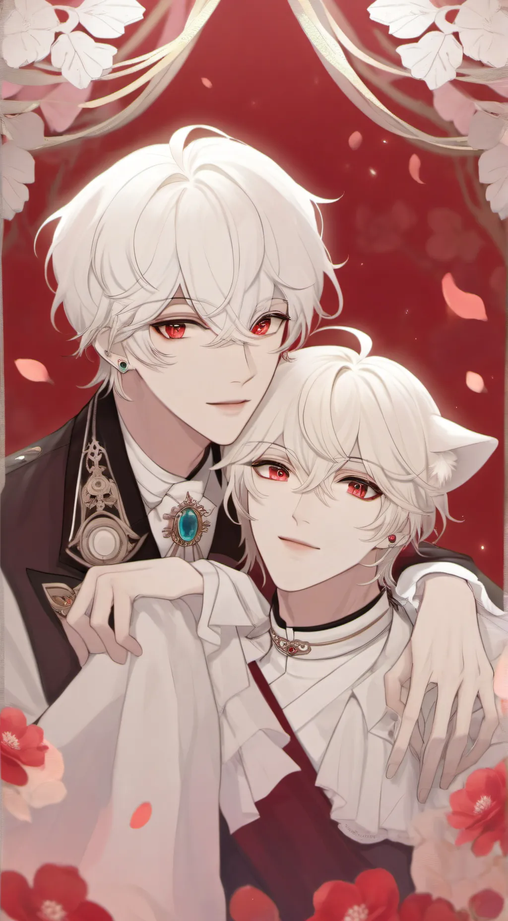 ai character: June and Michael  background