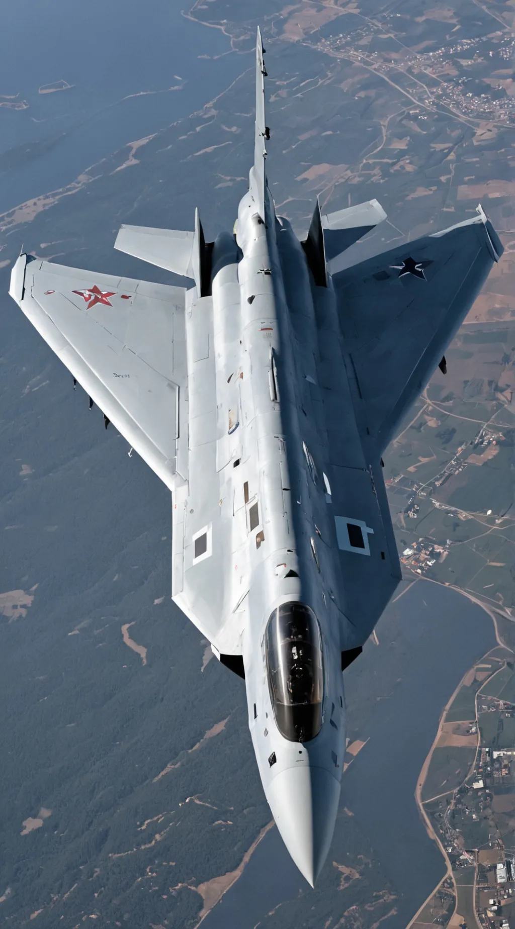 ai character: SU-57 vs F-22 Rapt background