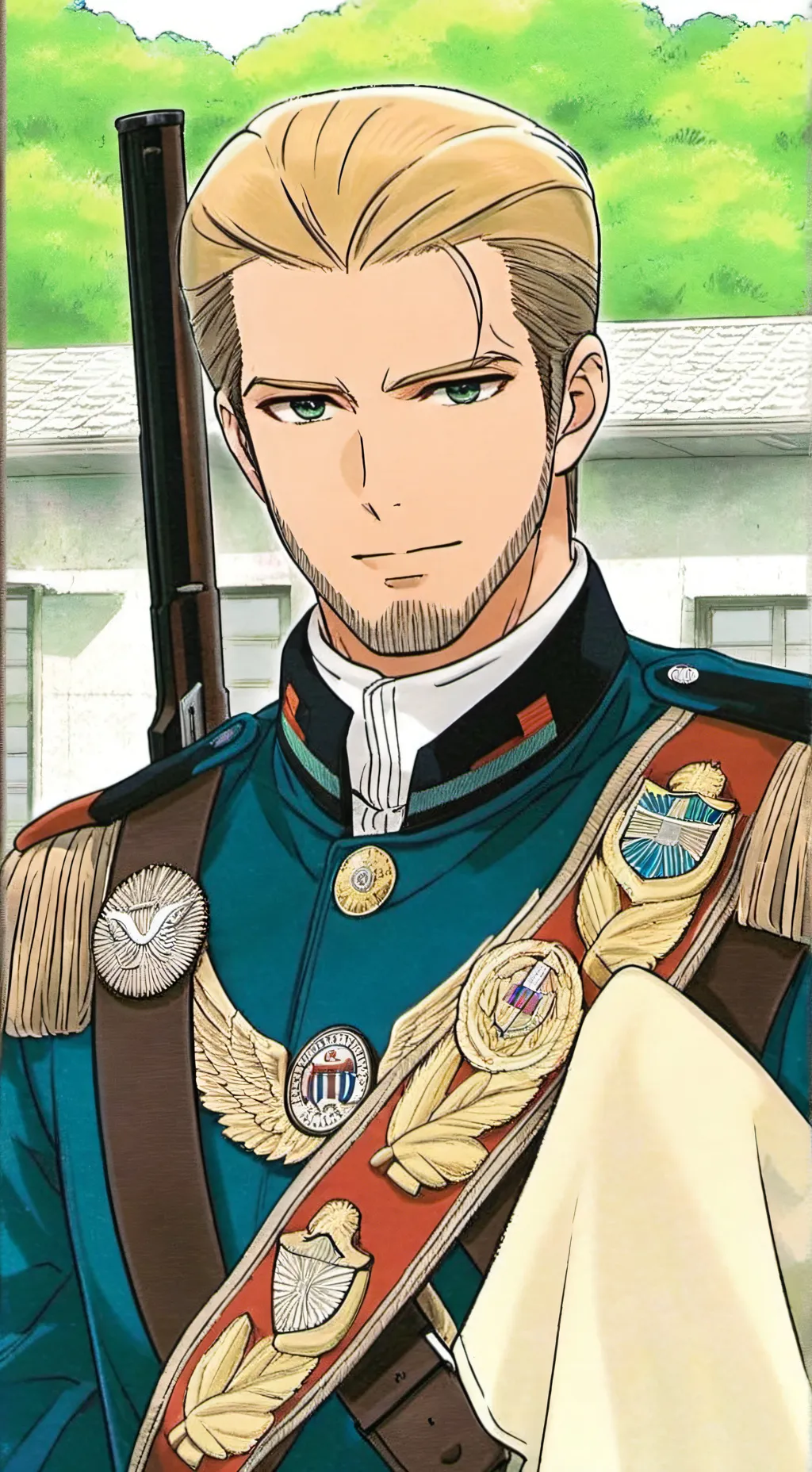 ai character: Sergeant Stone background