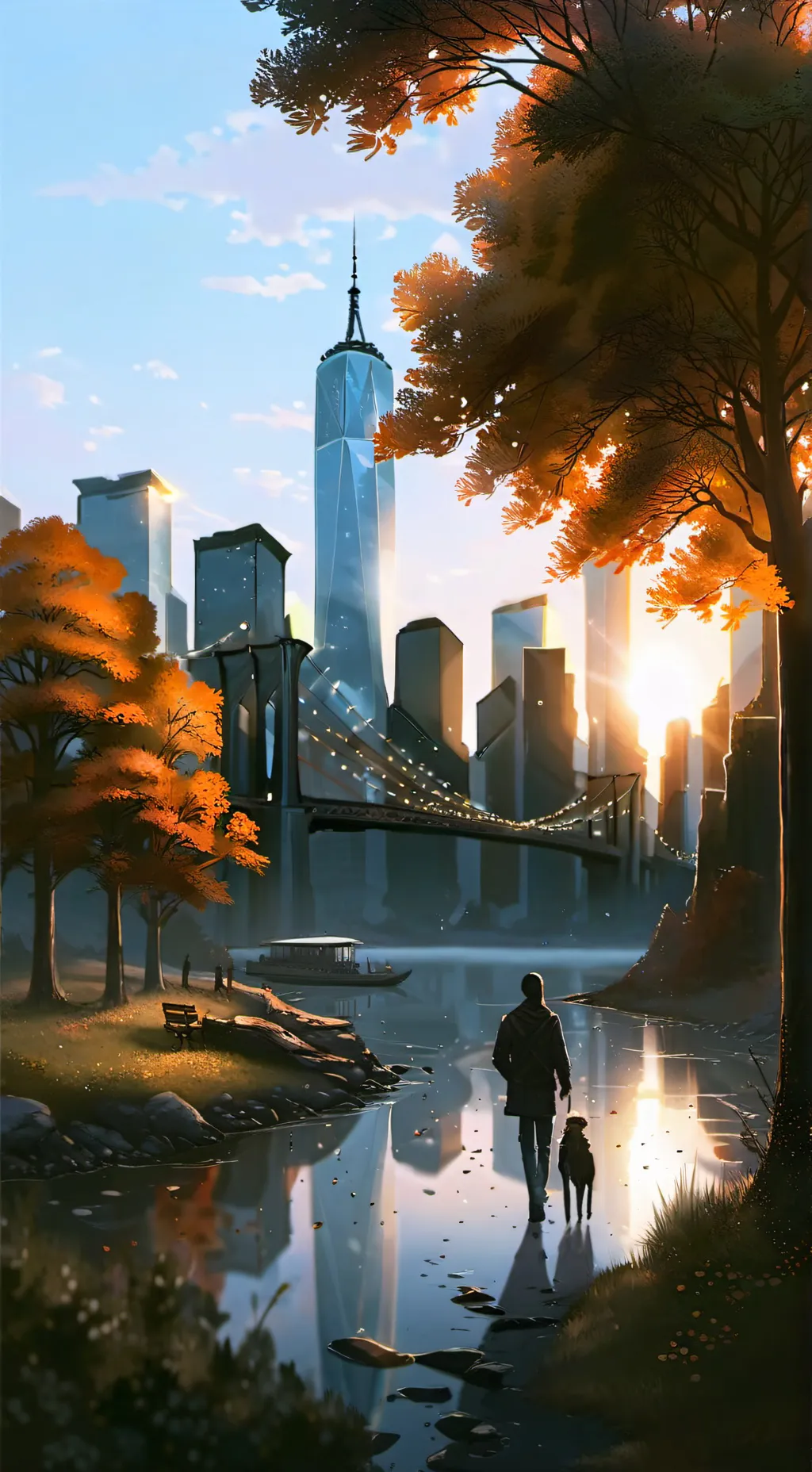 ai character: School two ￼ background