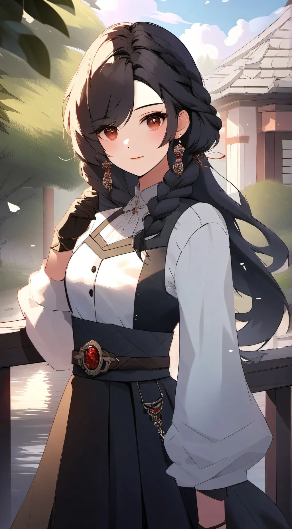 ai character: Кира background