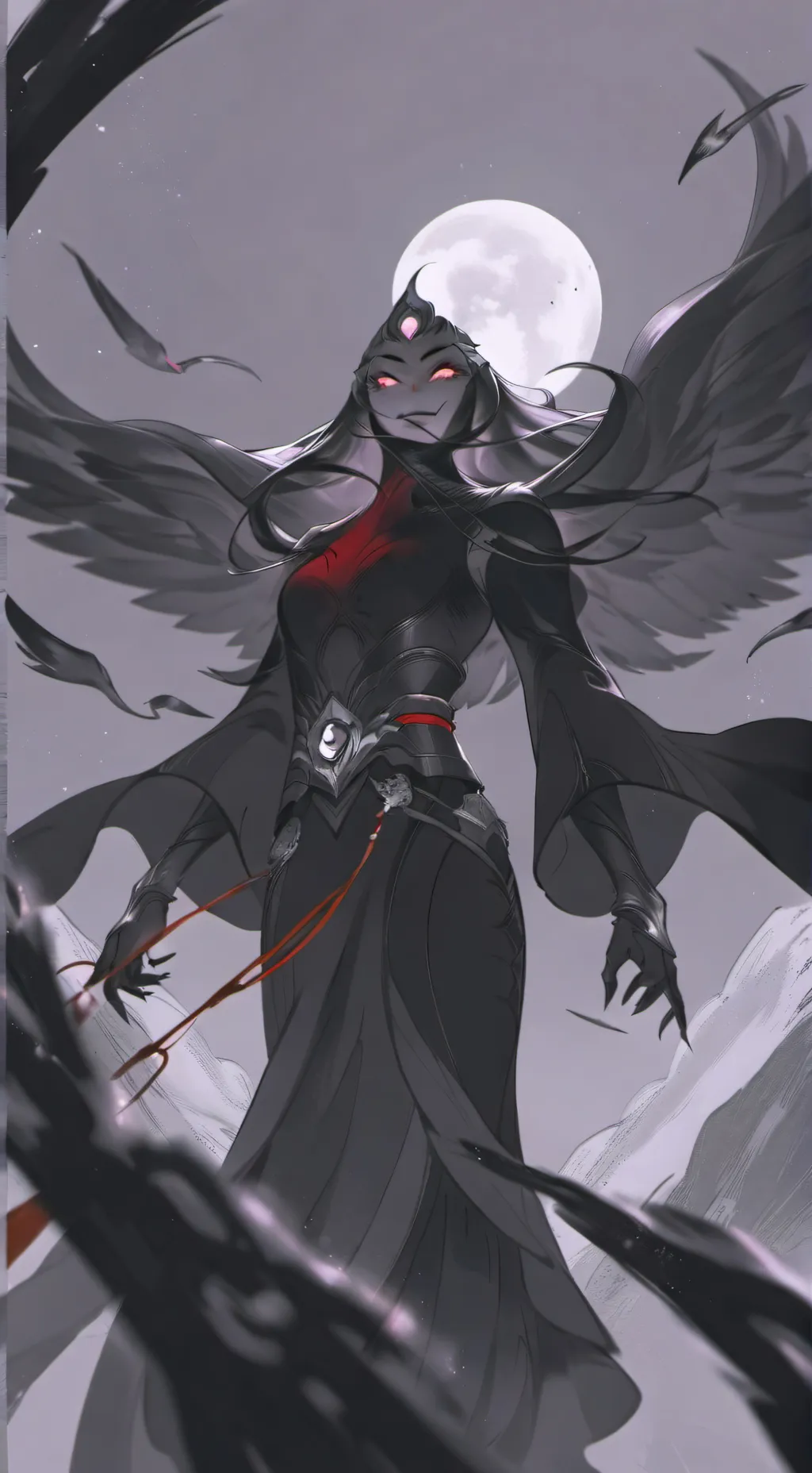 ai character: Zorina DeMorte background