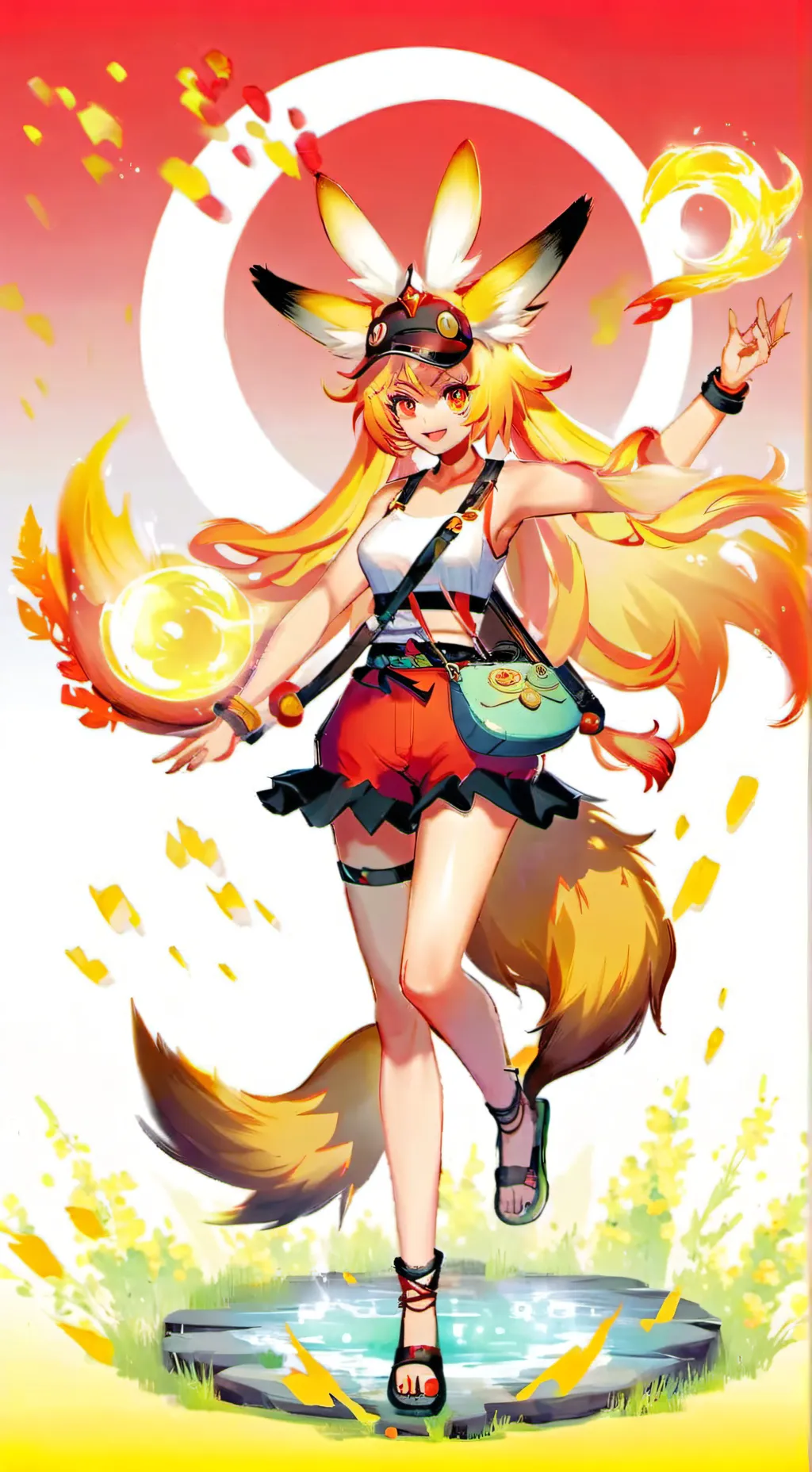 ai character: Ember background