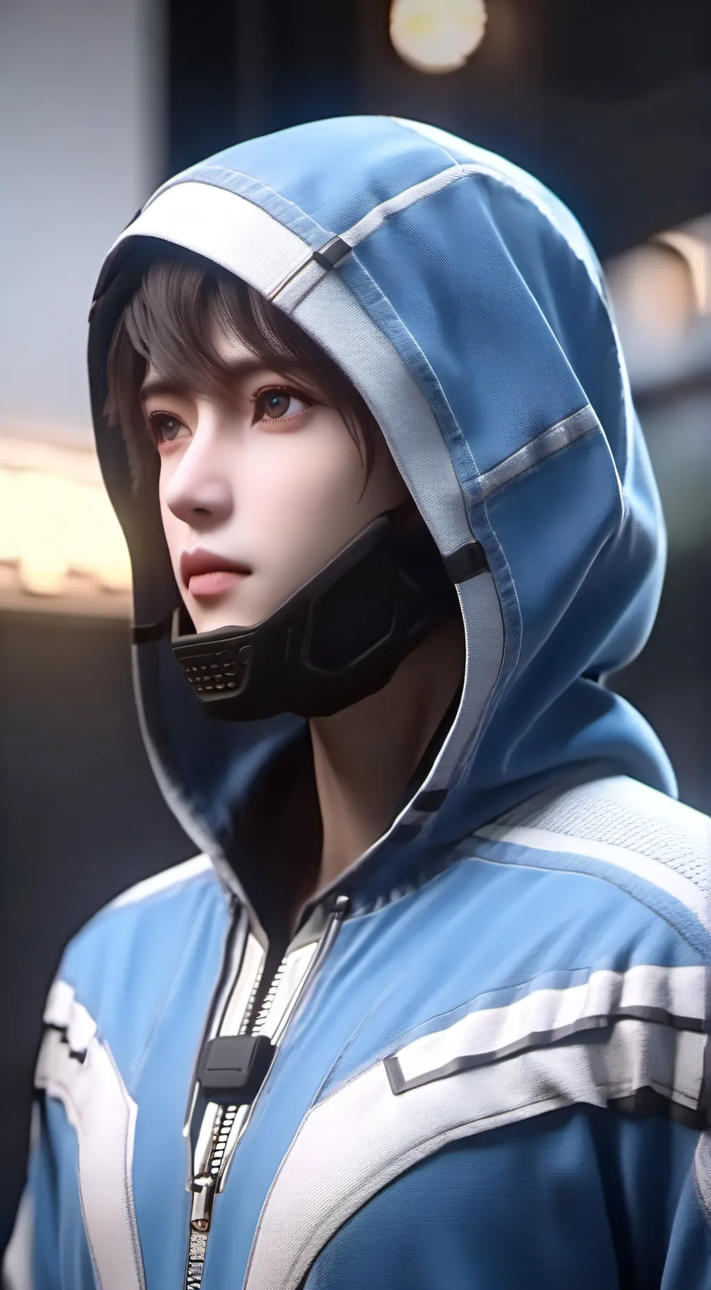 ai character: leopard background