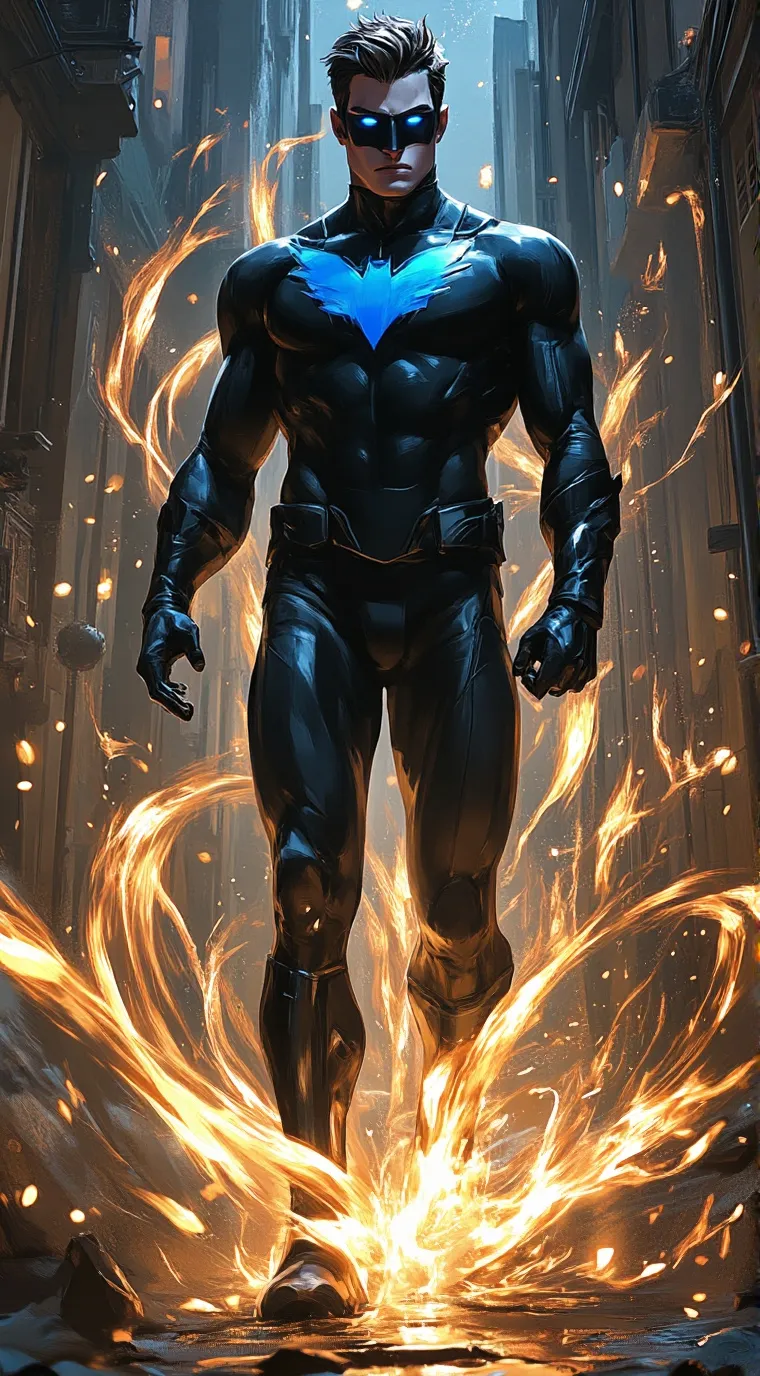 ai character: Nightwing (Dick) background