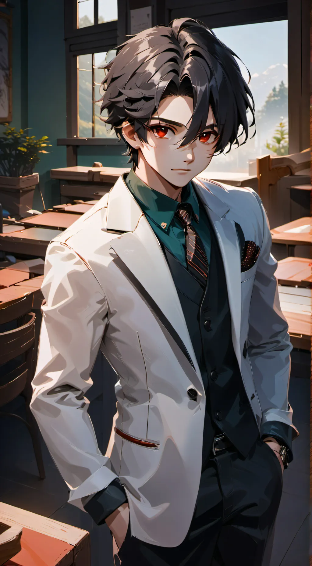 ai character: Damon background