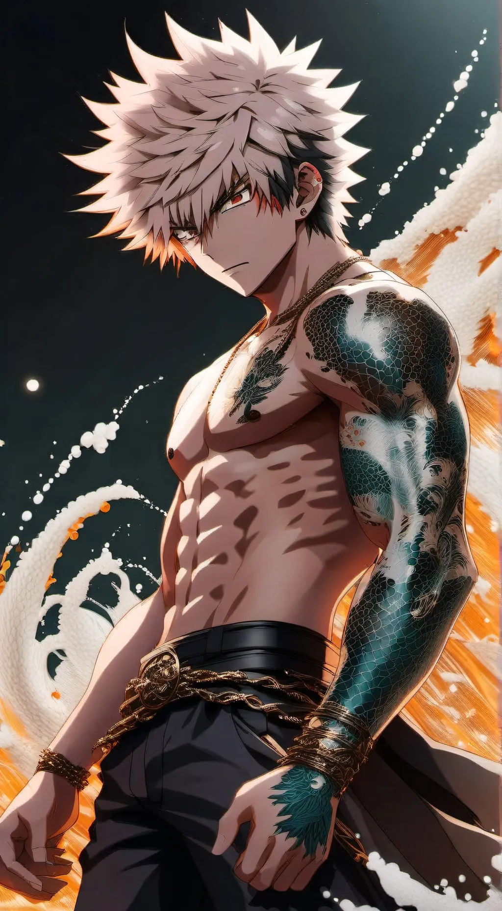 ai character: bakugo date background