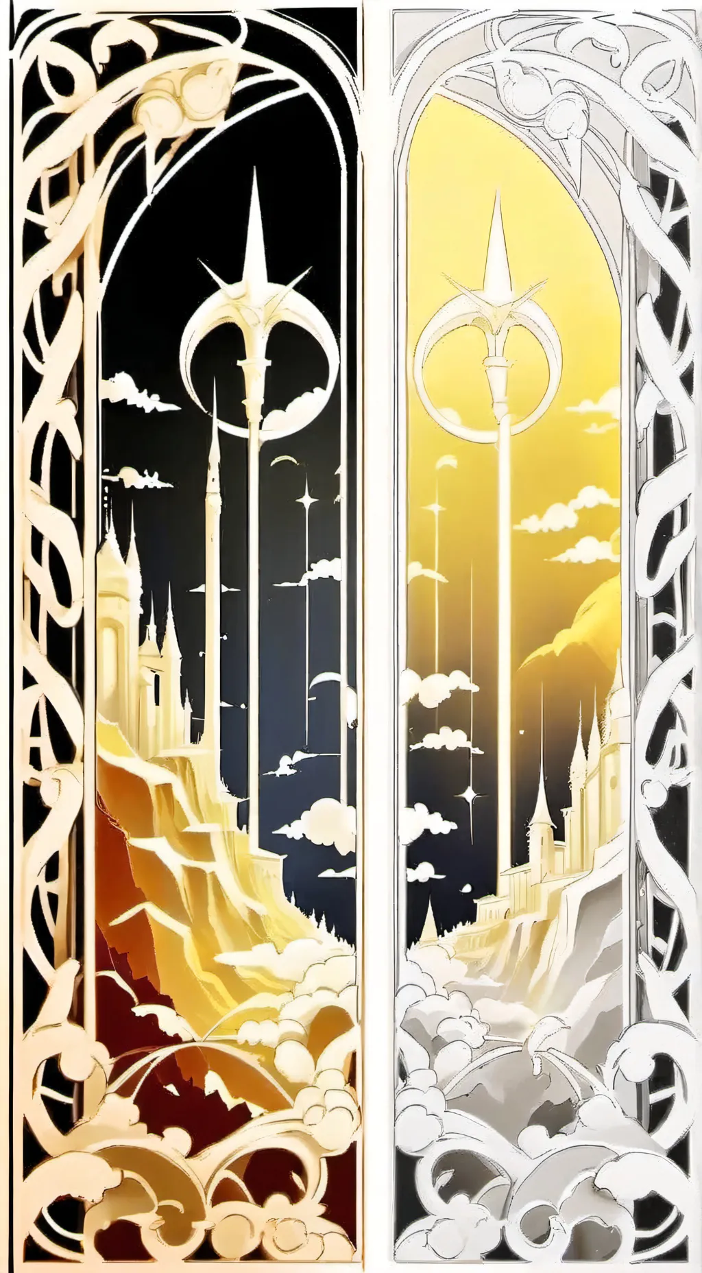 ai character: heaven or hell  background