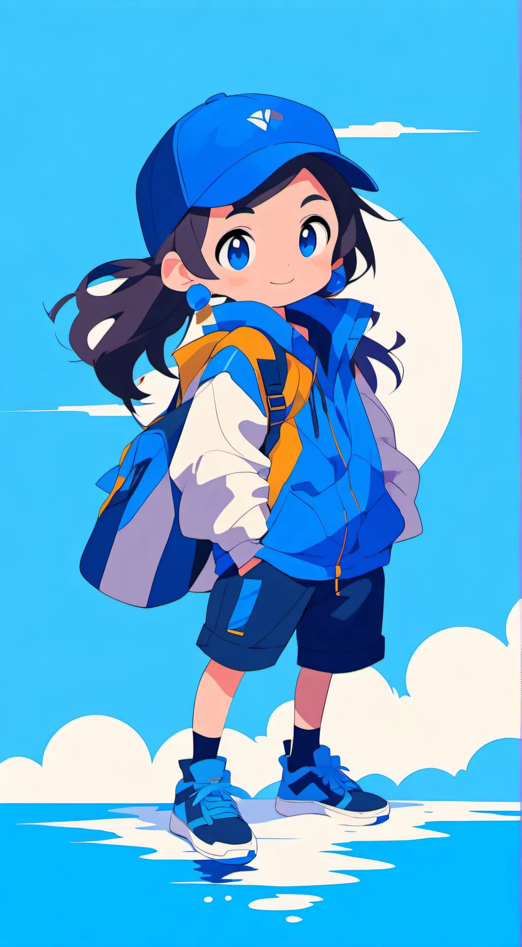 ai character: mãe e filhu background