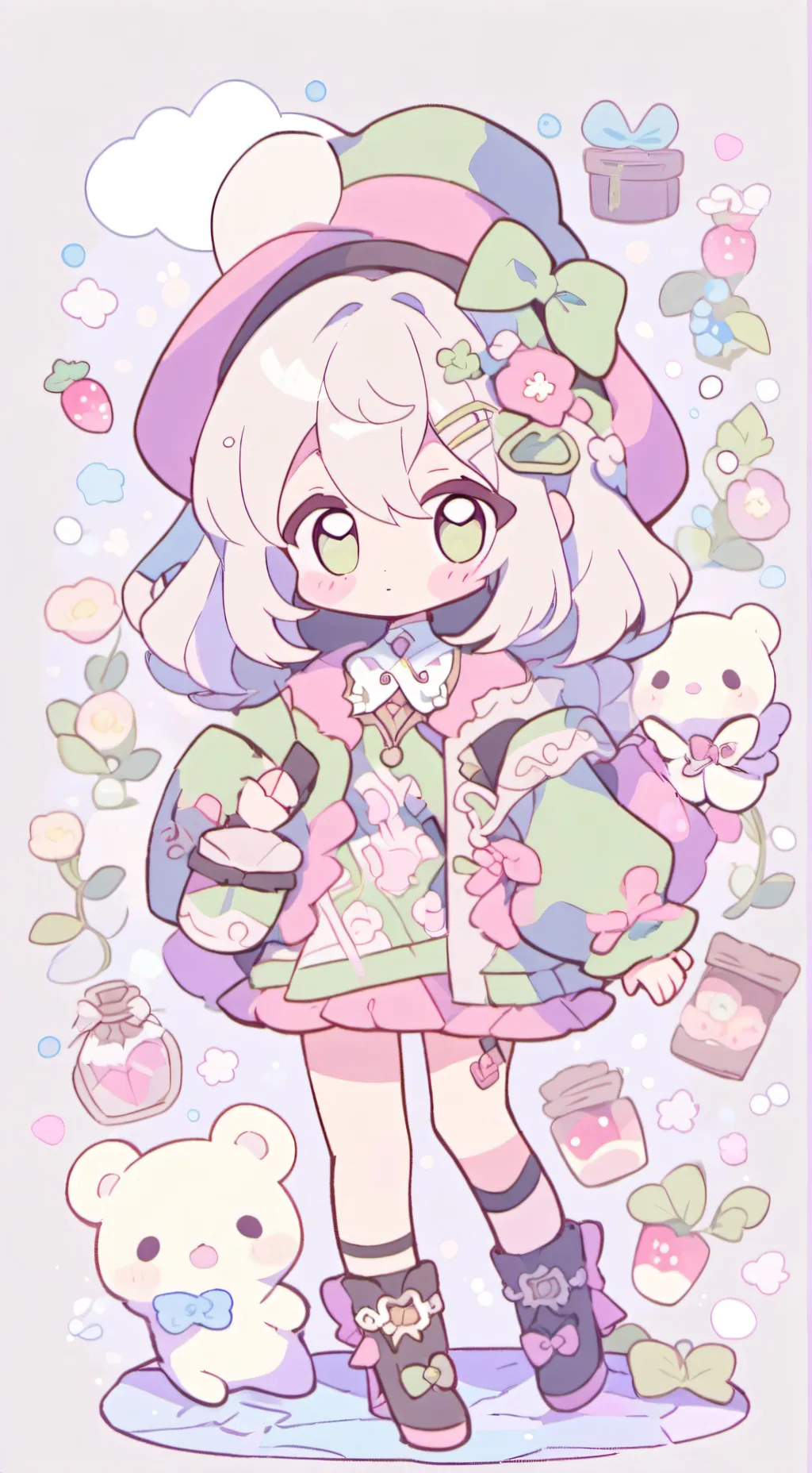 ai character: idk you choose! background