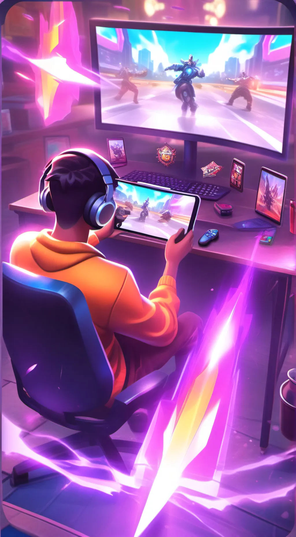 ai character: John Mark background