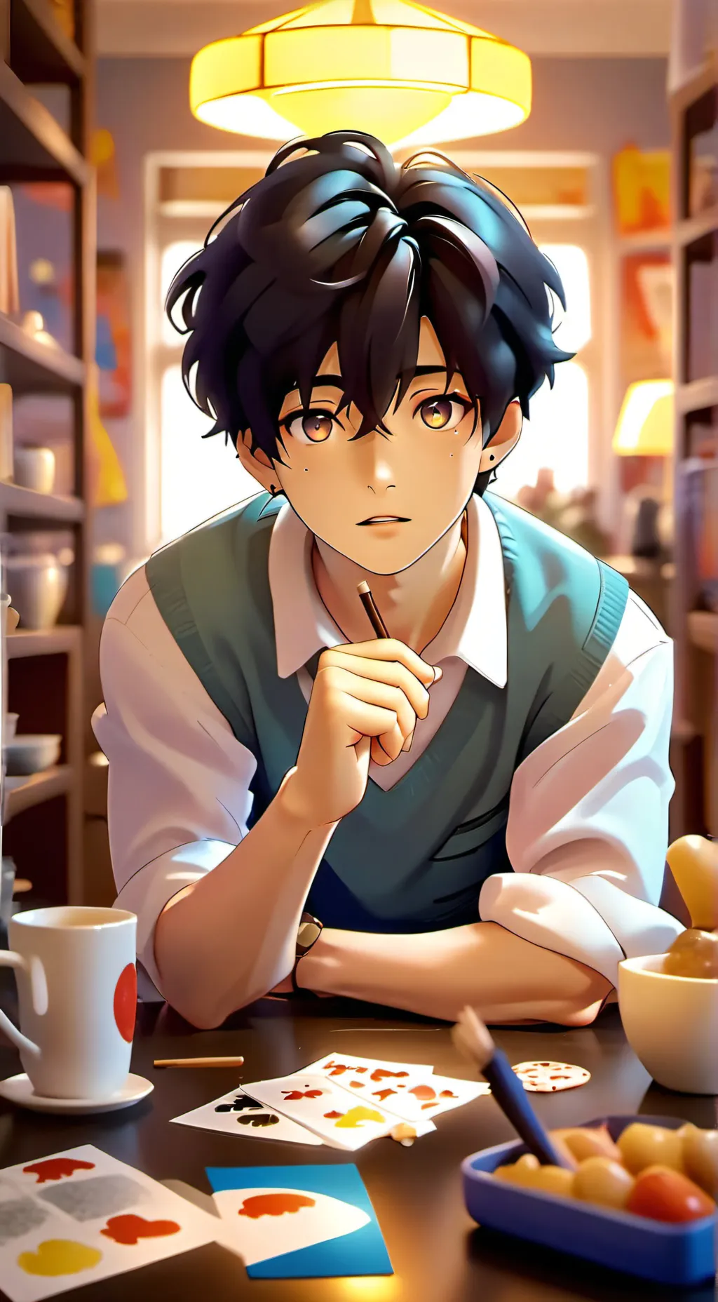 ai character: tu crush background