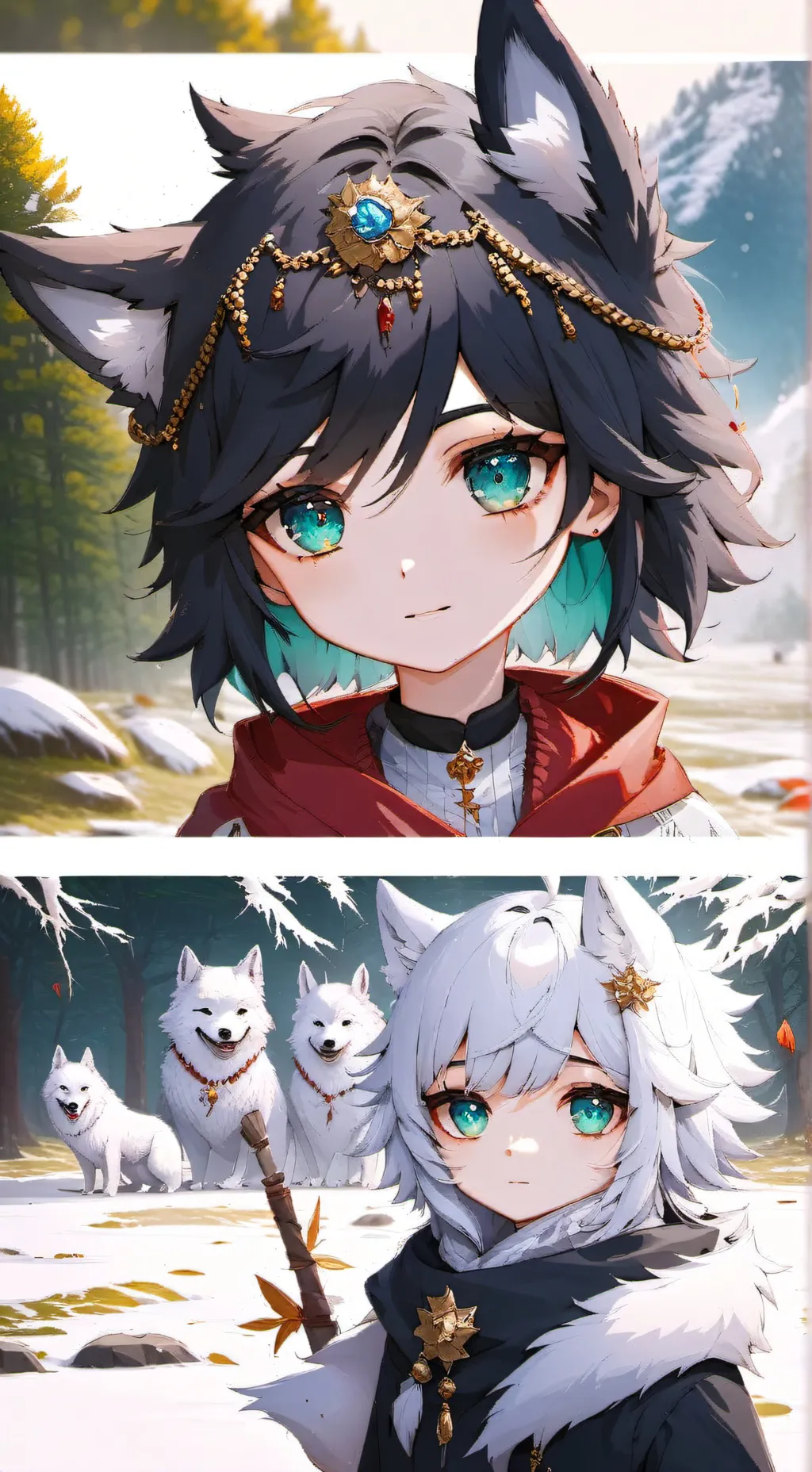 ai character: Jake and ron background