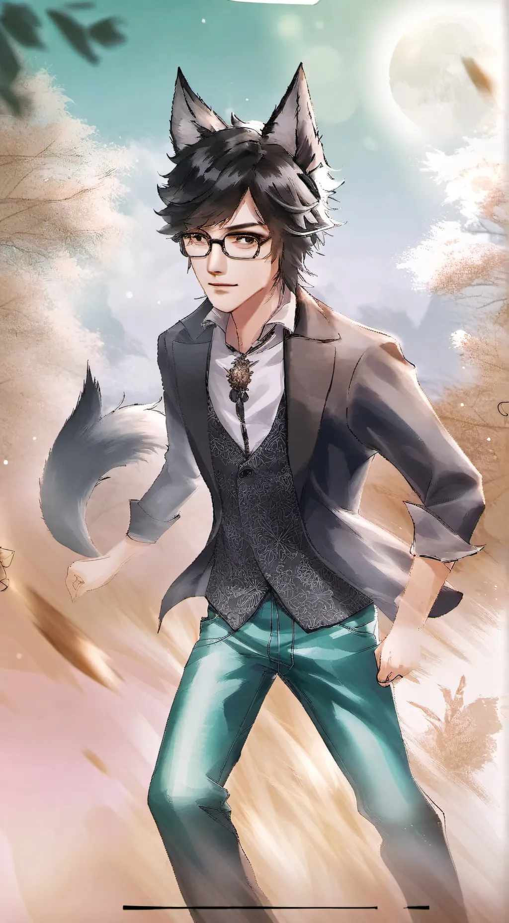 ai character: pricple Alex  background