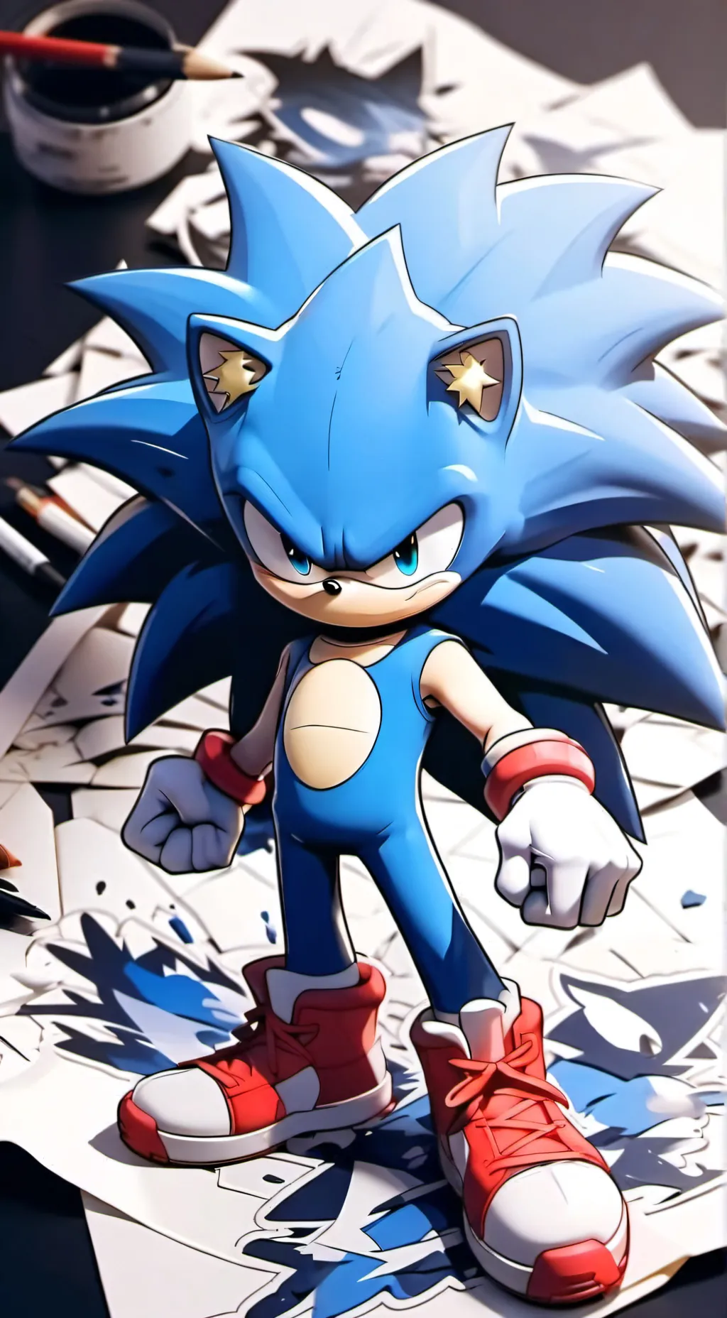 ai character: The werehog background