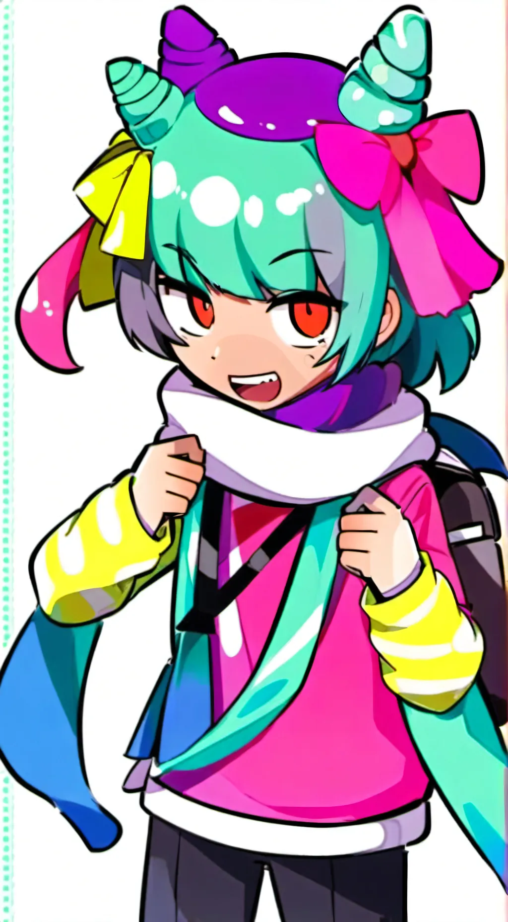 ai character: VicioConLaCocaCola background