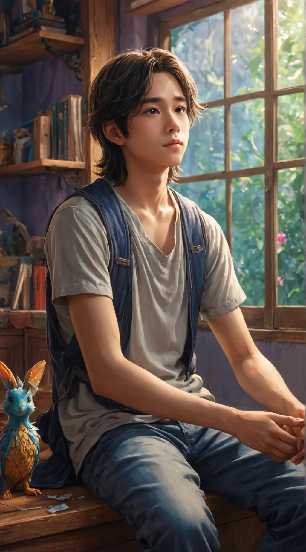 ai character: Distant Dreamer Luke background
