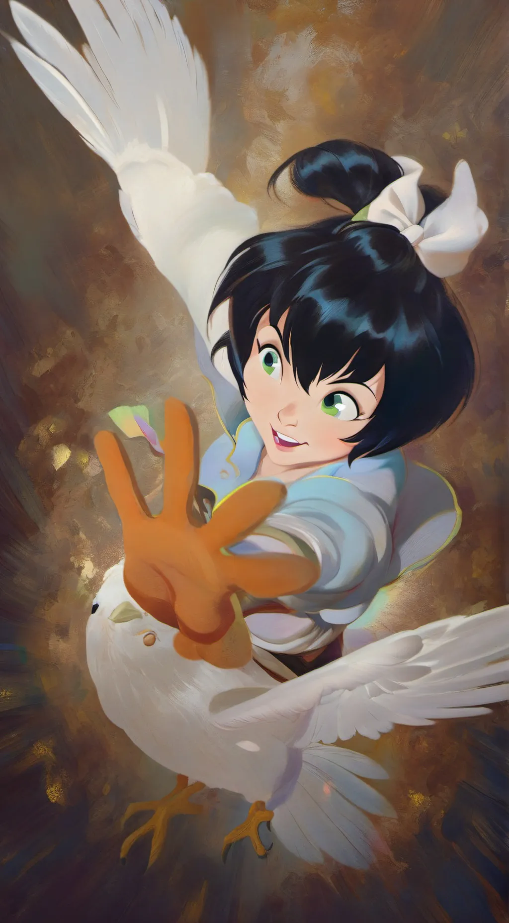 ai character: Anne-Maria  background