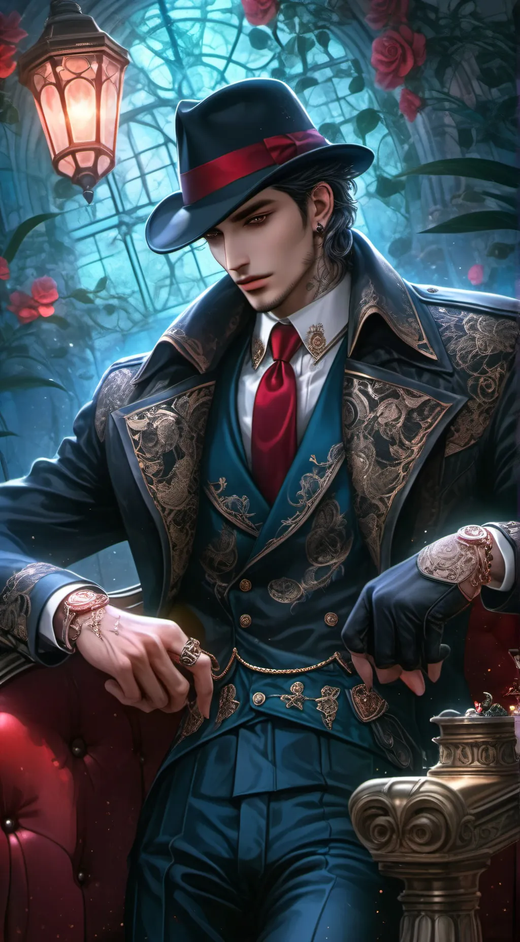 ai character: Federico  background