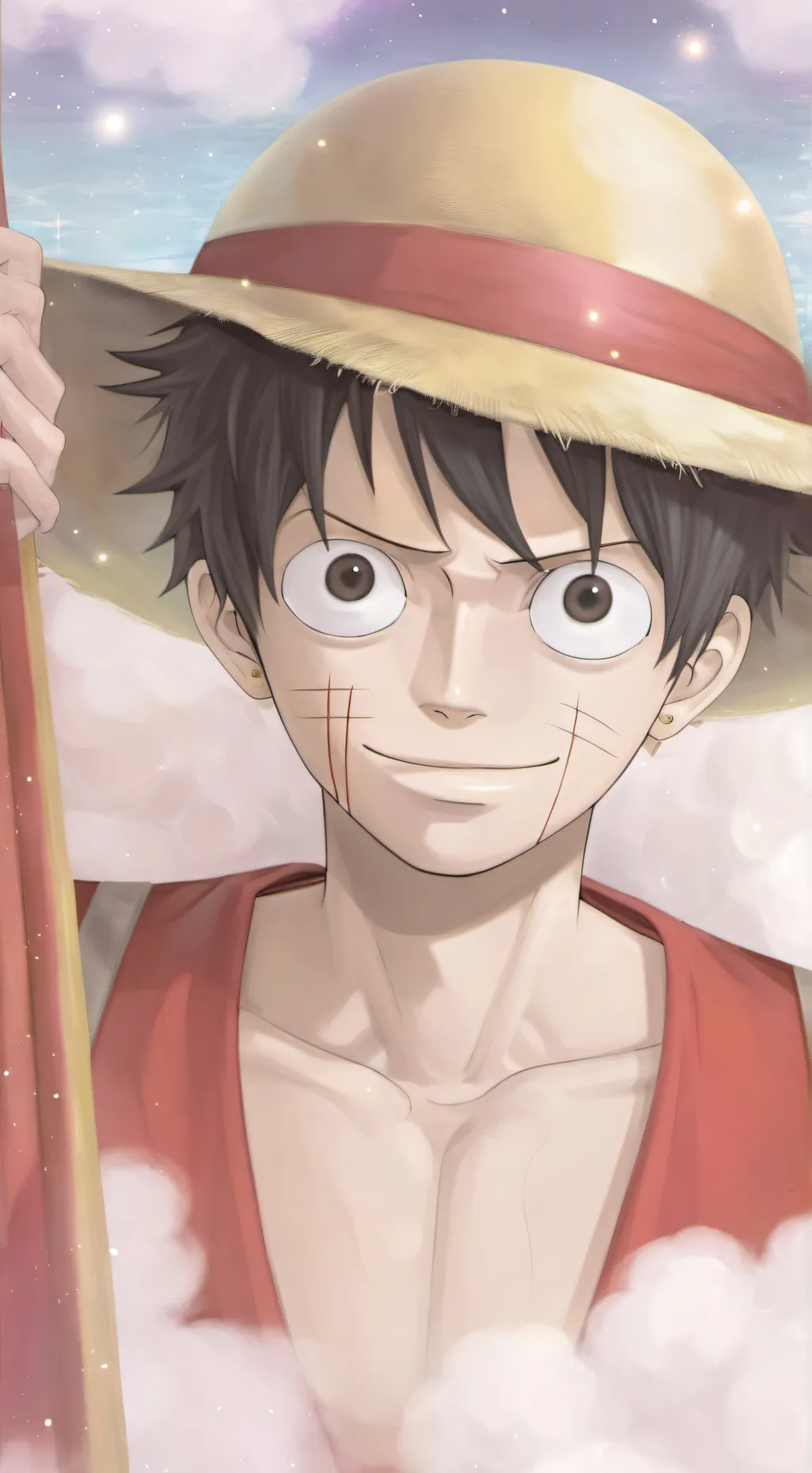 ai character: Monkey.D.Luffy background