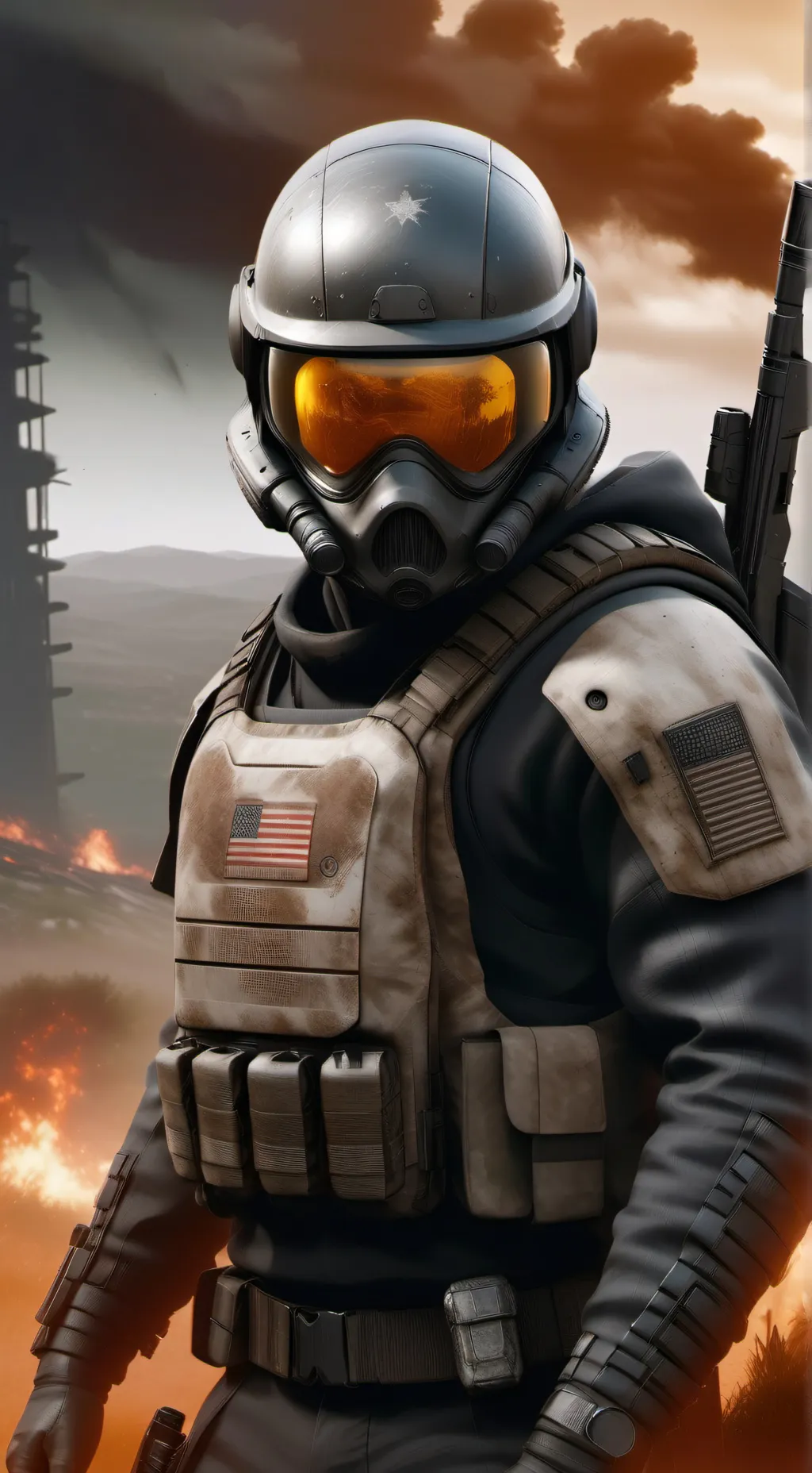 ai character: капитан background