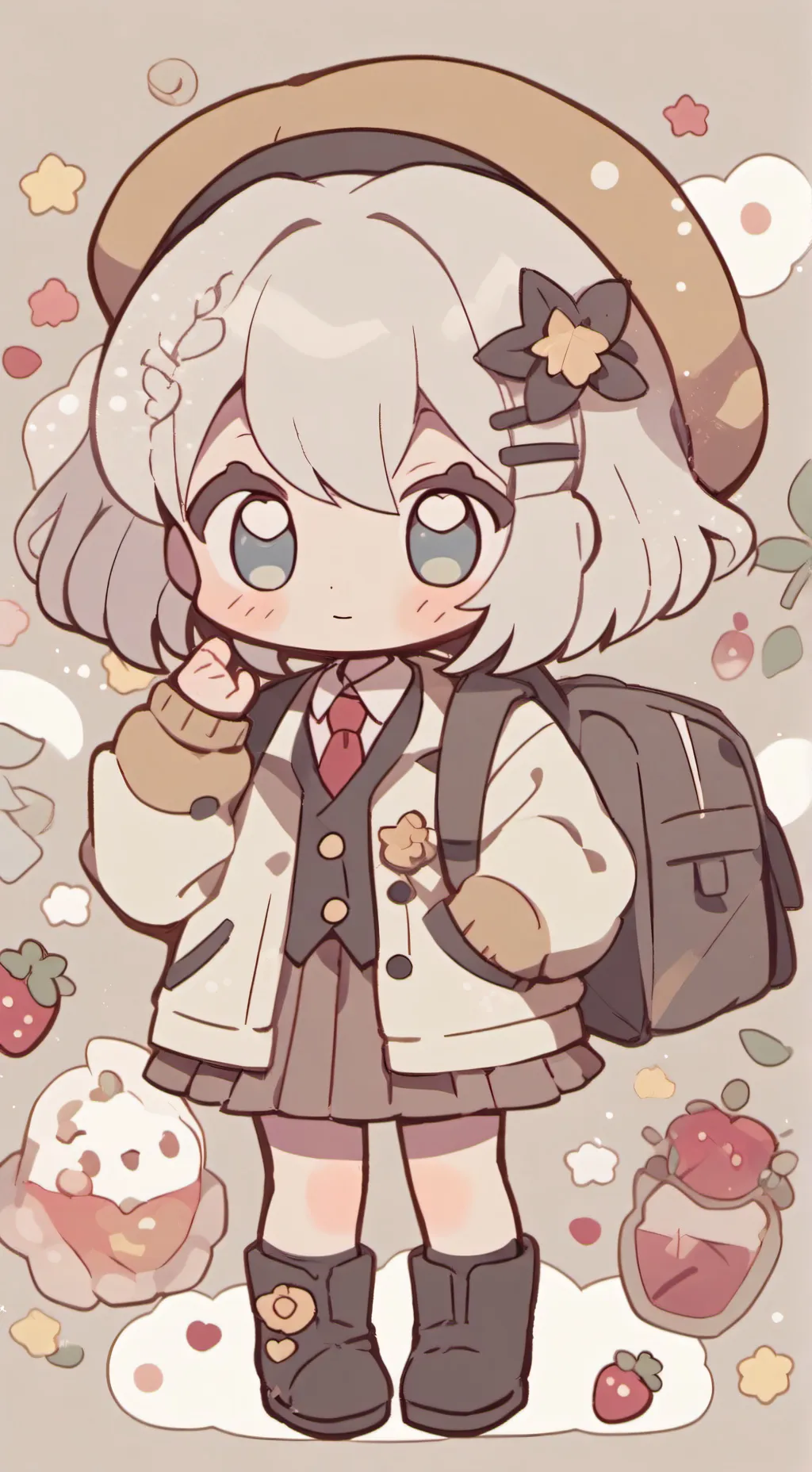 ai character: ⭐🍀irl school🍀⭐ background