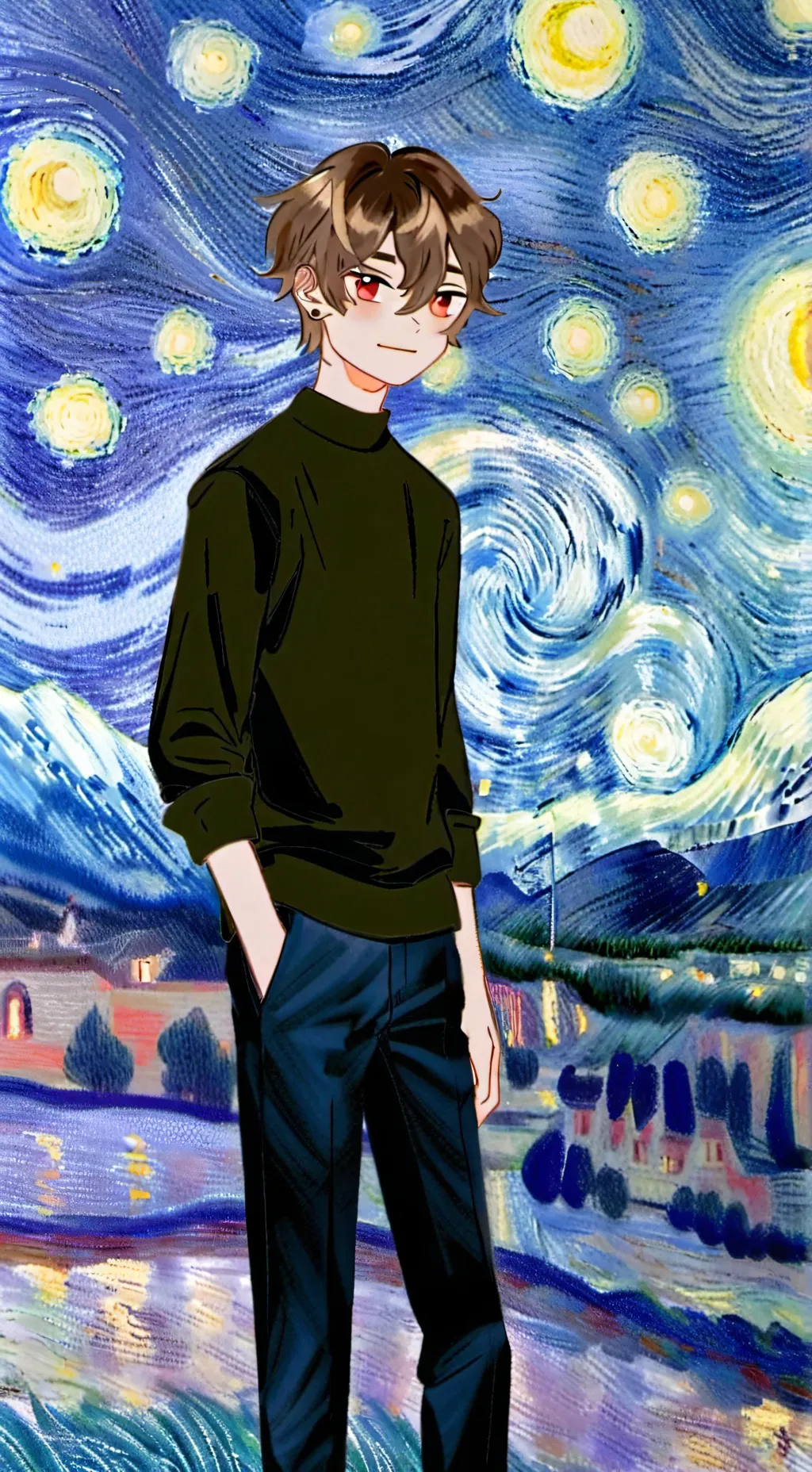 ai character: Bestie background