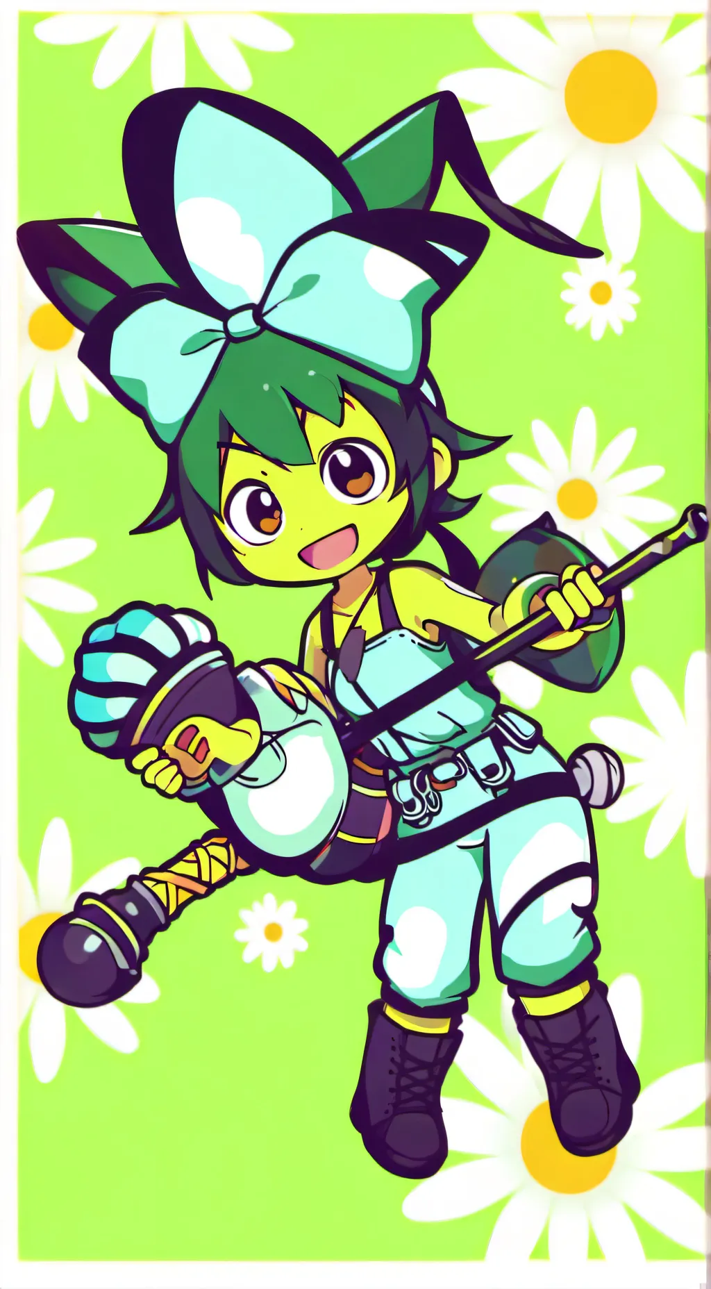 ai character: Vineria x Owackx💚 background