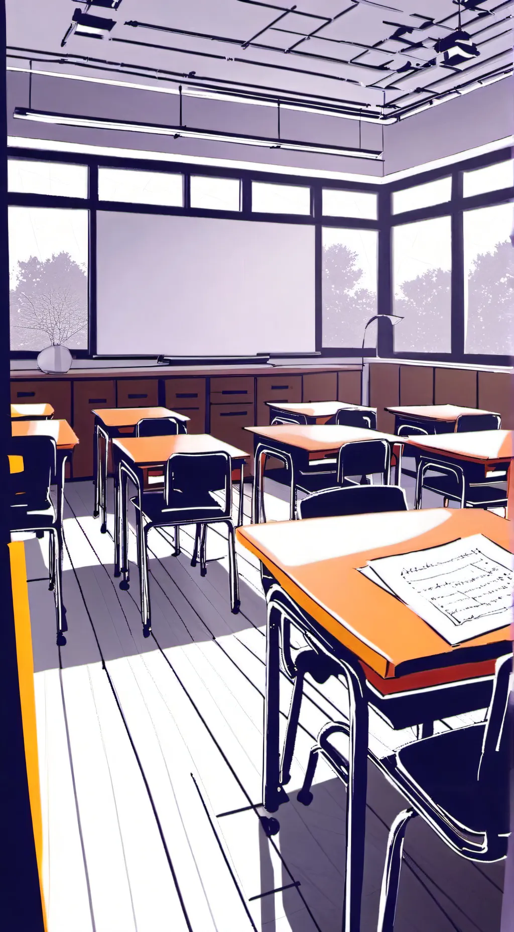 ai character: High school background