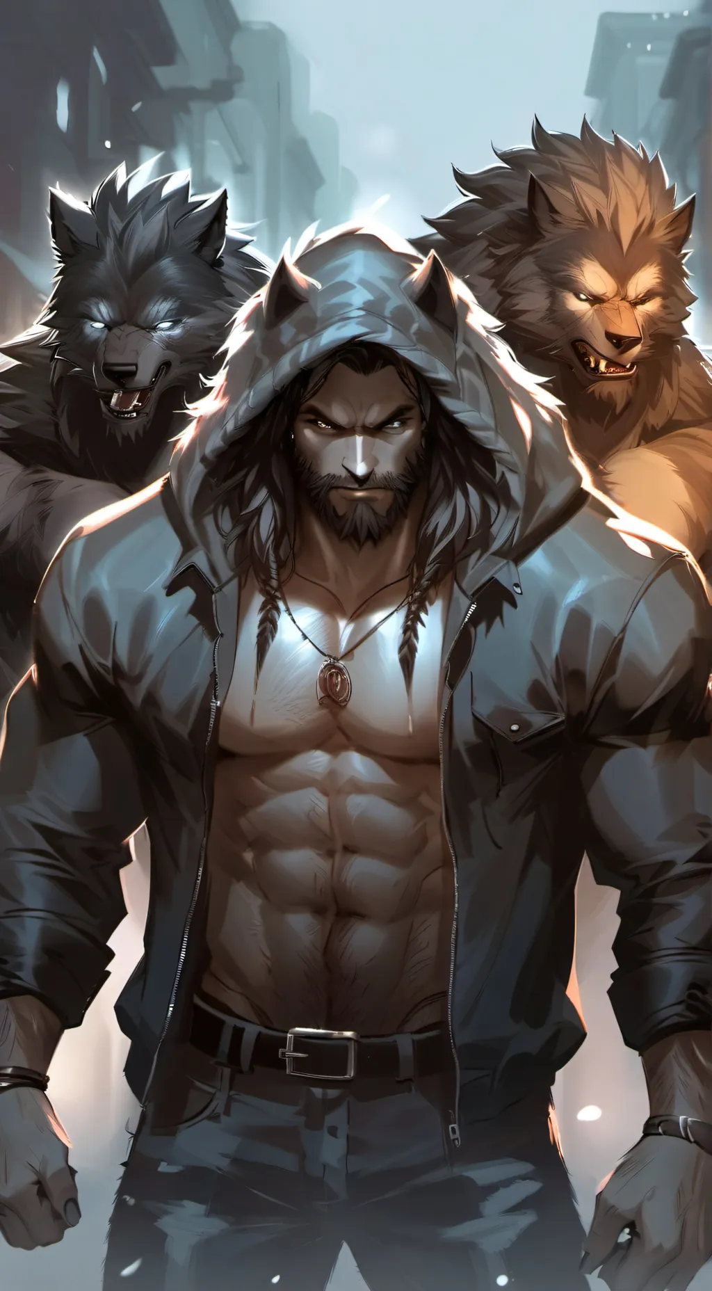 ai character: You're alpha mates background