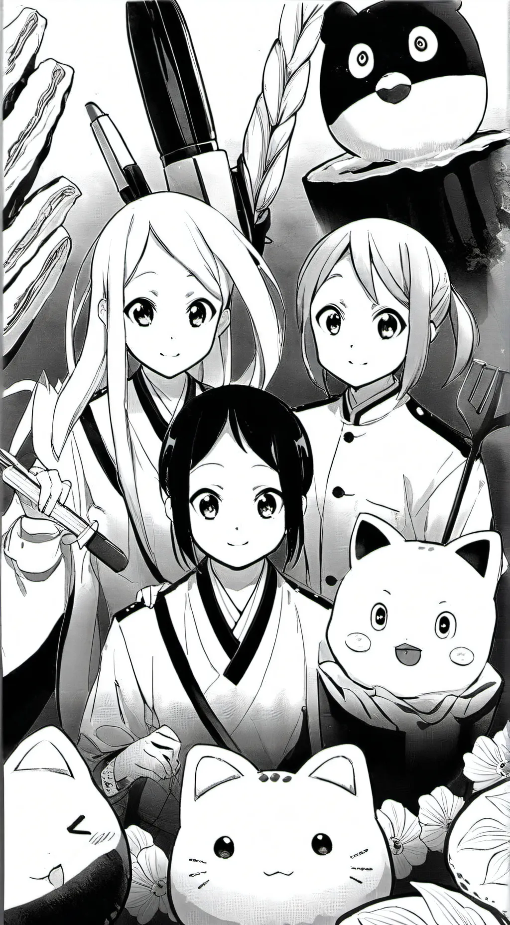 ai character: kamaboko squad background