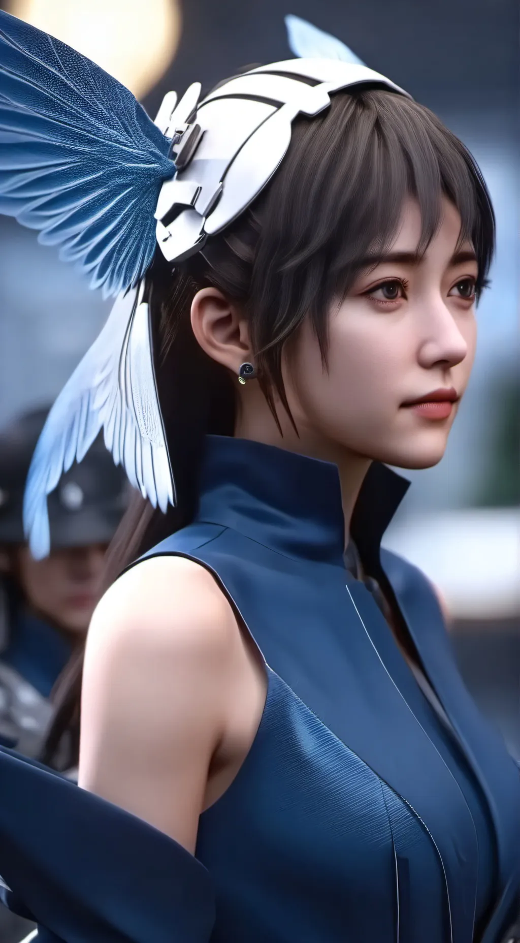 ai character: Danielle  background