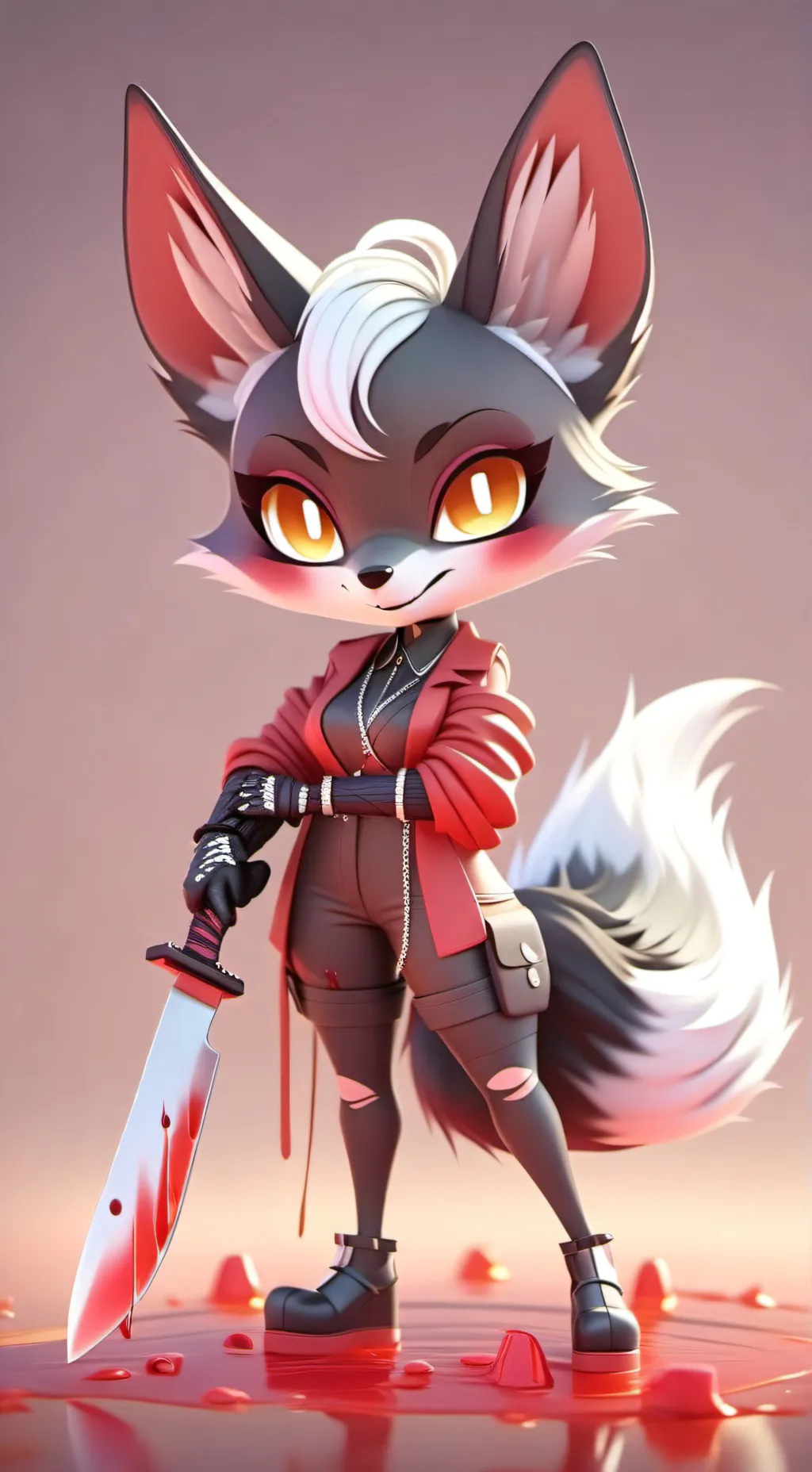 ai character: lunar  background