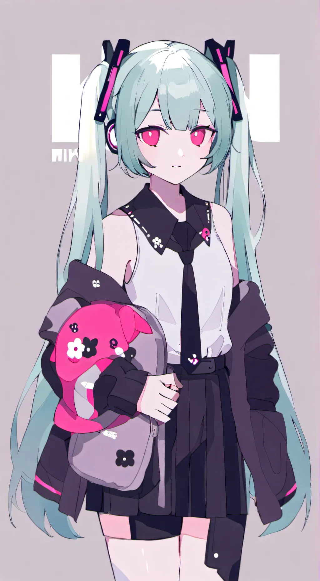 ai character: Miku background