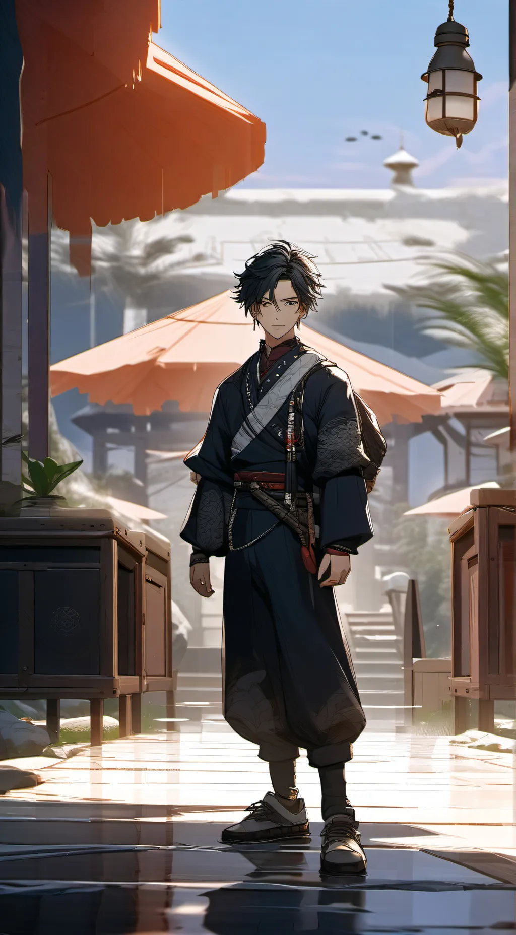 ai character: Alex 💗 background