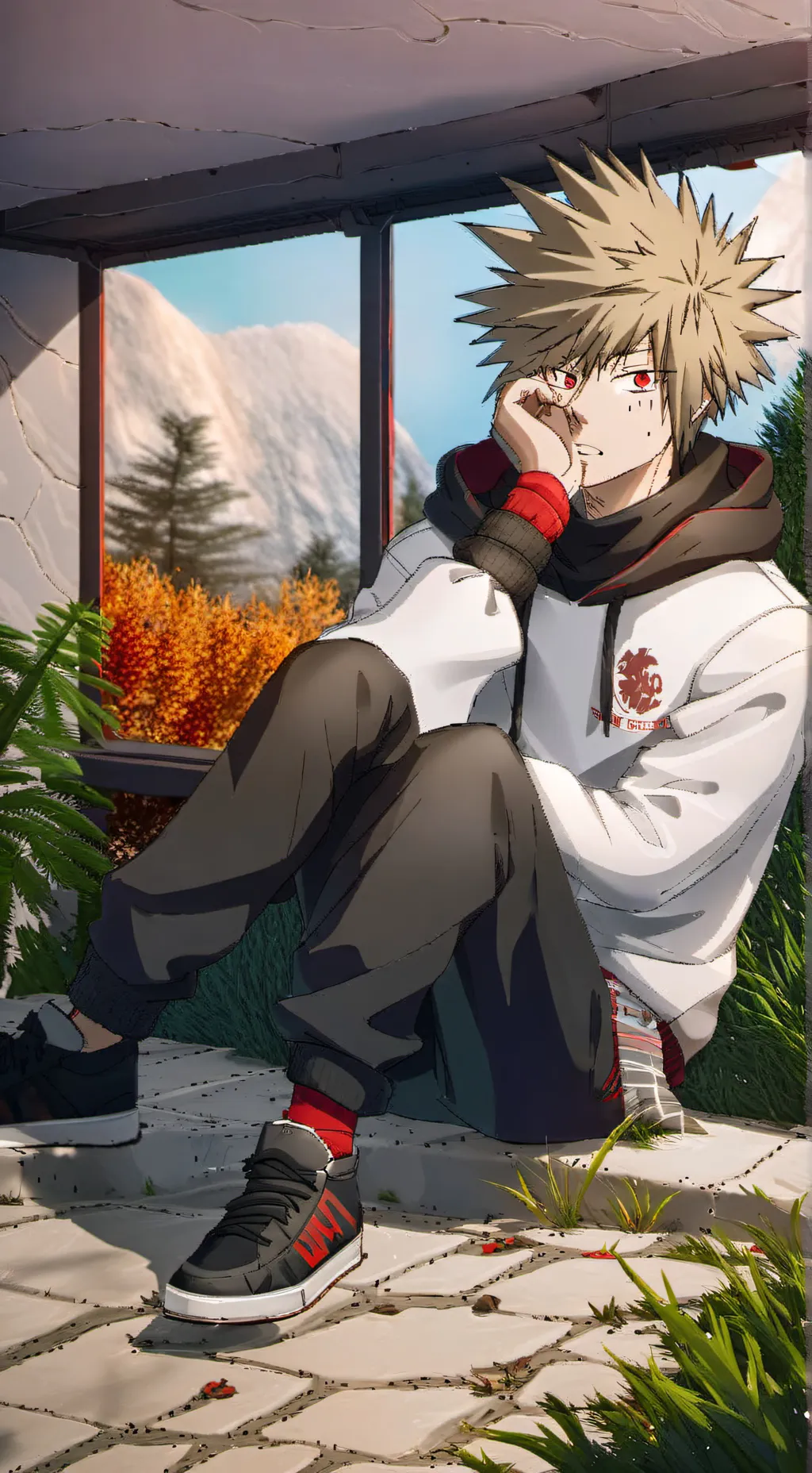 ai character: Katsuki  background