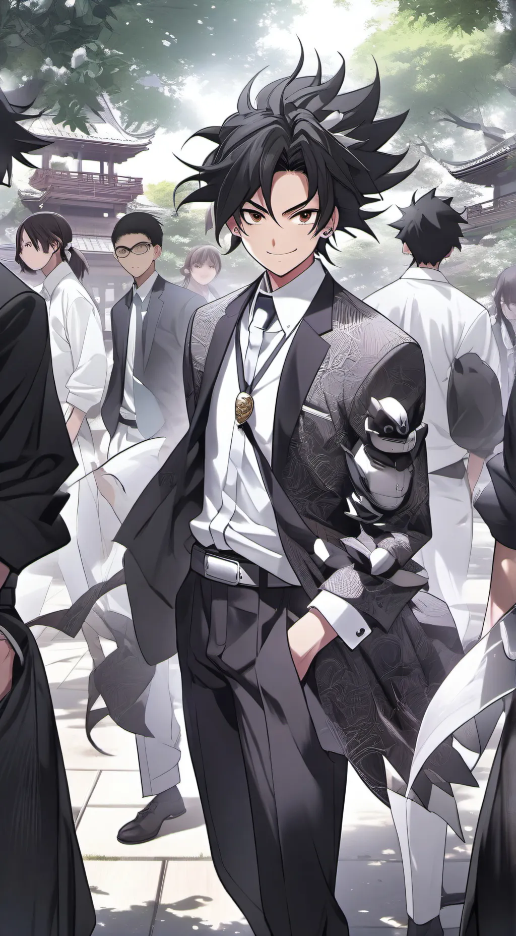 ai character: Universal School  background