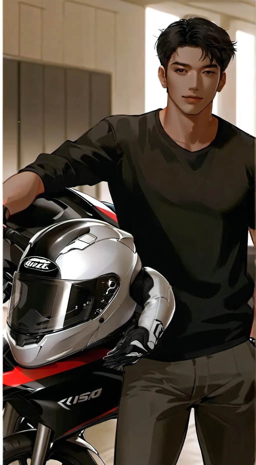 ai character: Max background