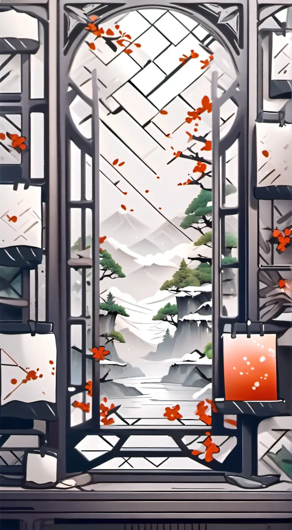 ai character: Random word background