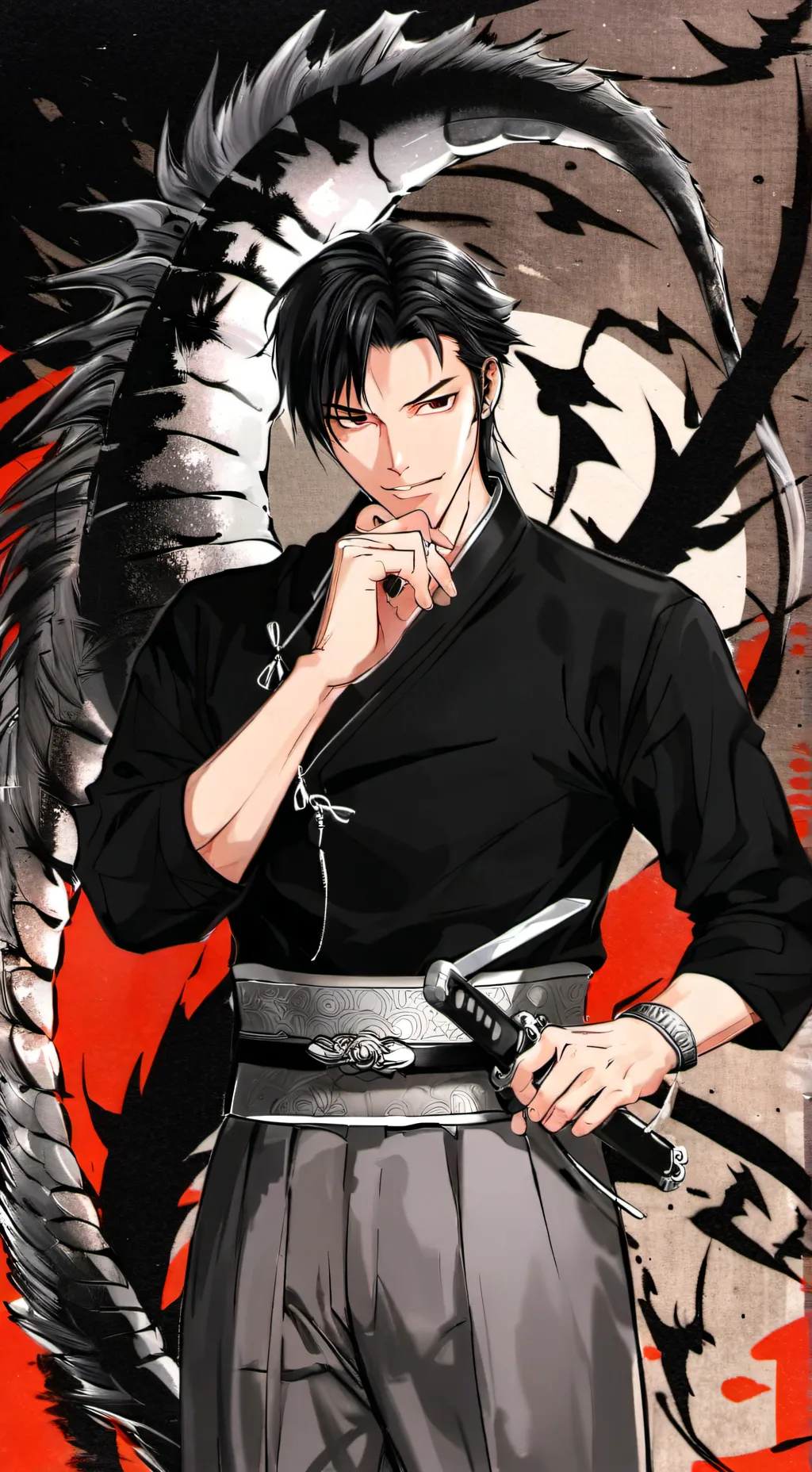 ai character: Getokia Shimo background