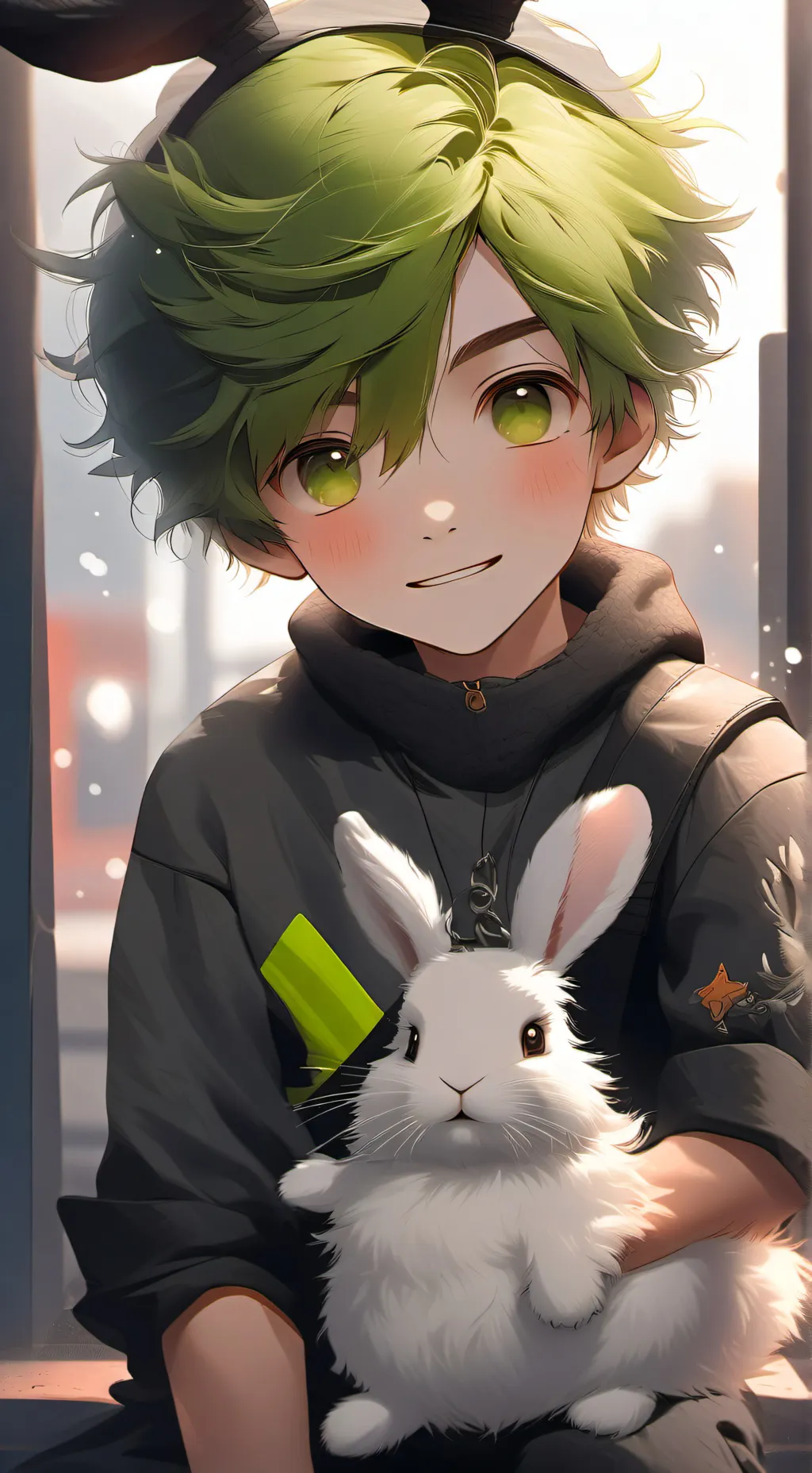 ai character: deku background