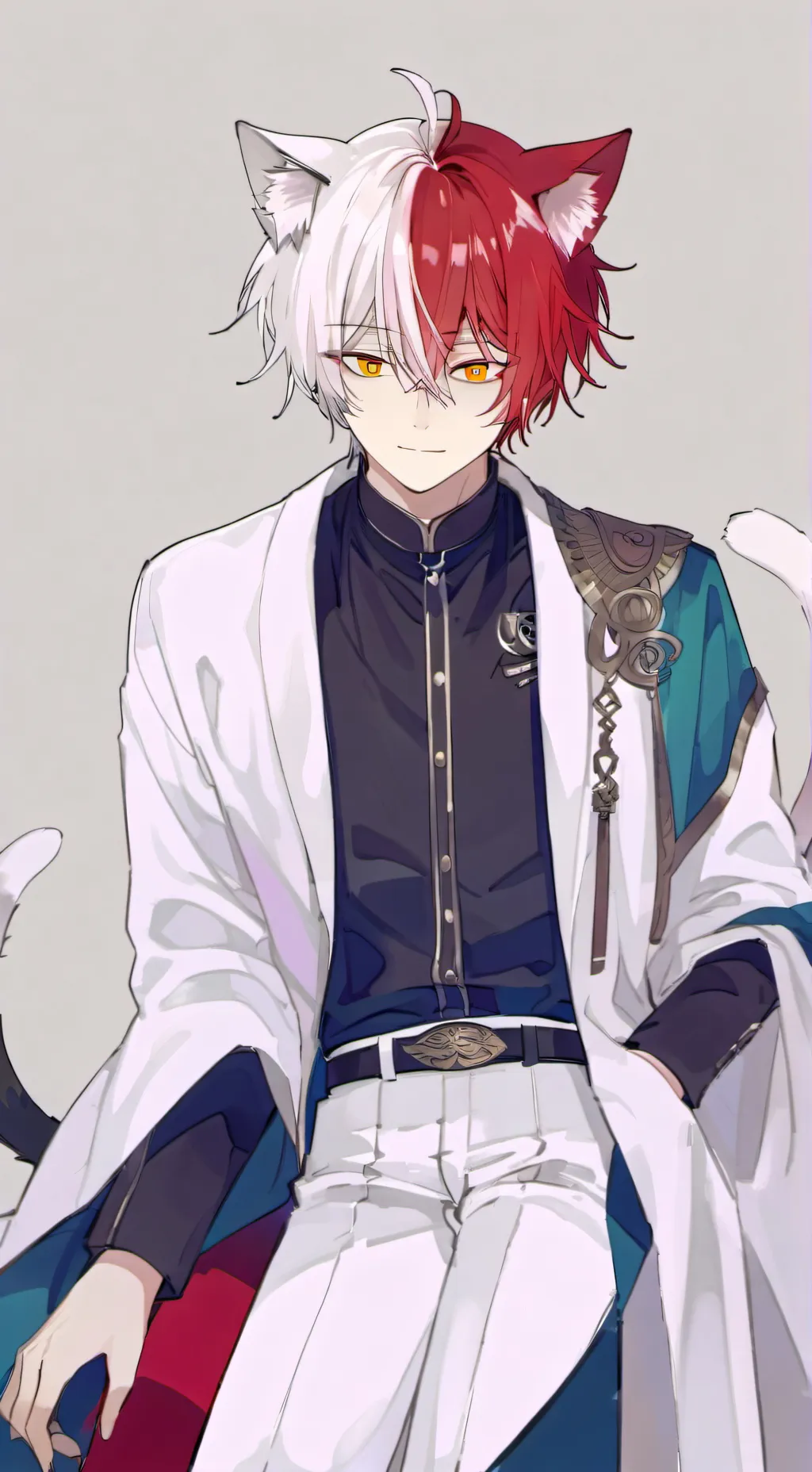 ai character: Todoroki kitten background