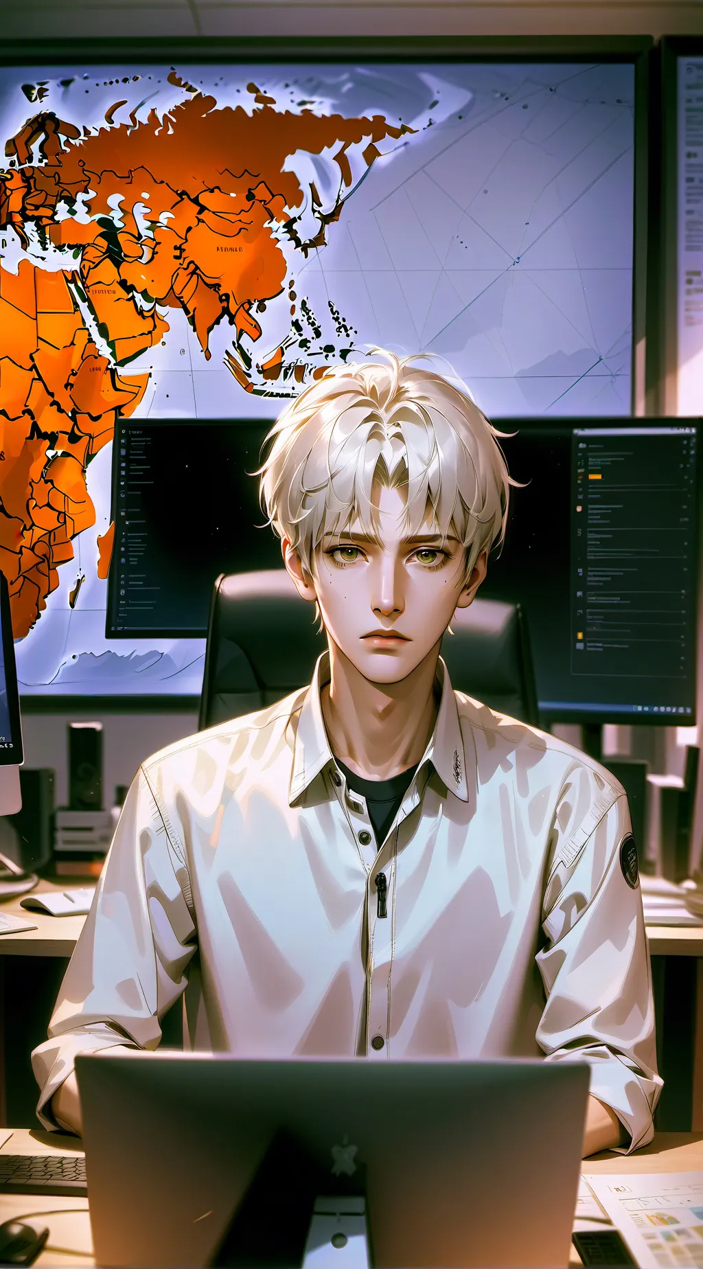 ai character: Disaster Tycoon background