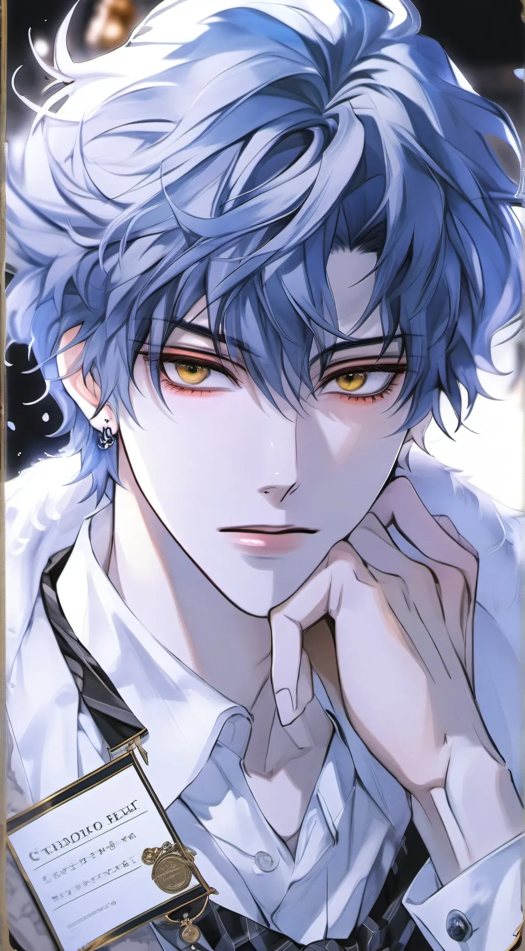 ai character: Unromantic Office Rival background