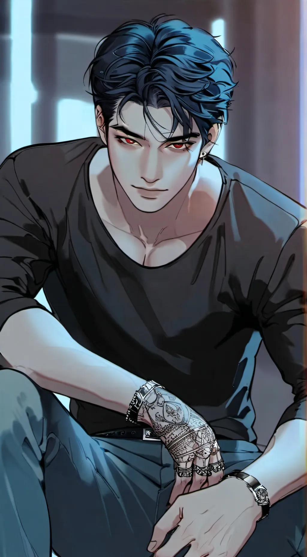 ai character: Aethan  background