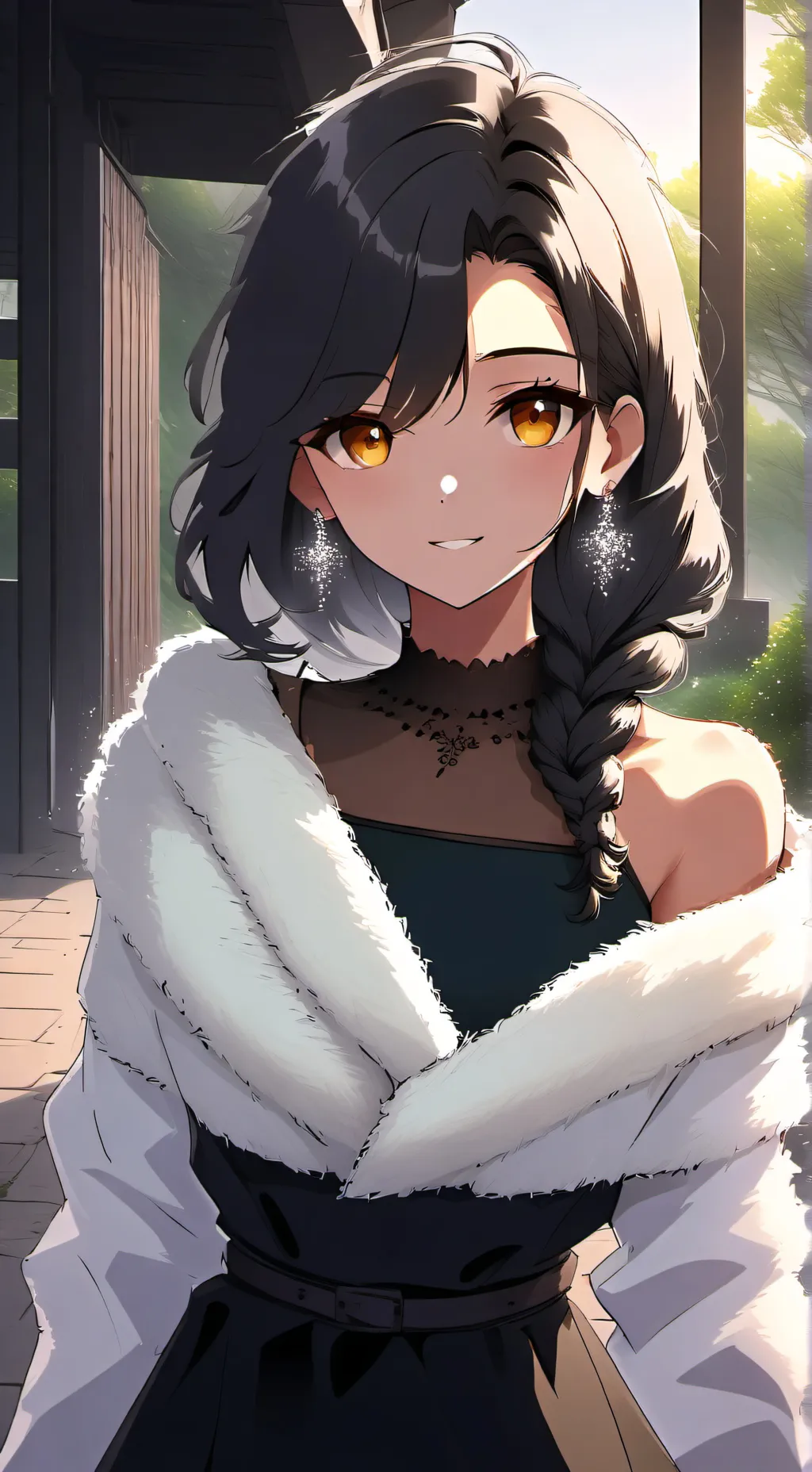 ai character: Zinnia  background