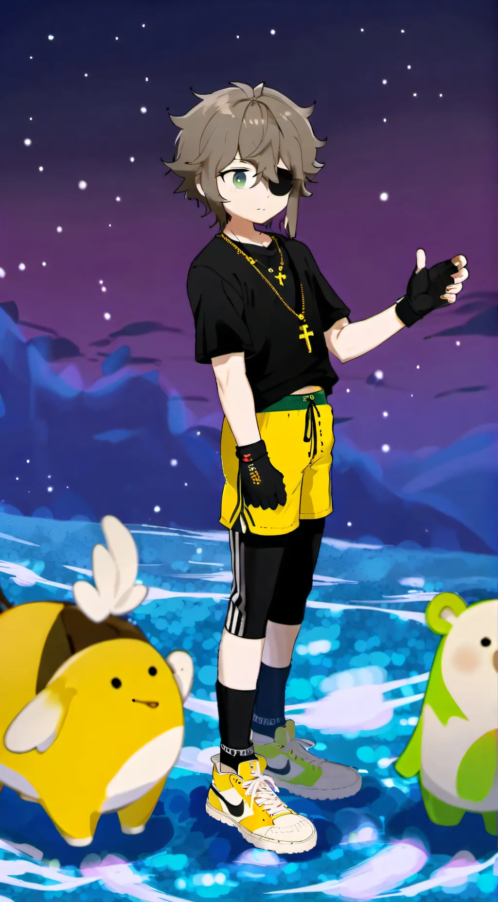 ai character: Christopher  background