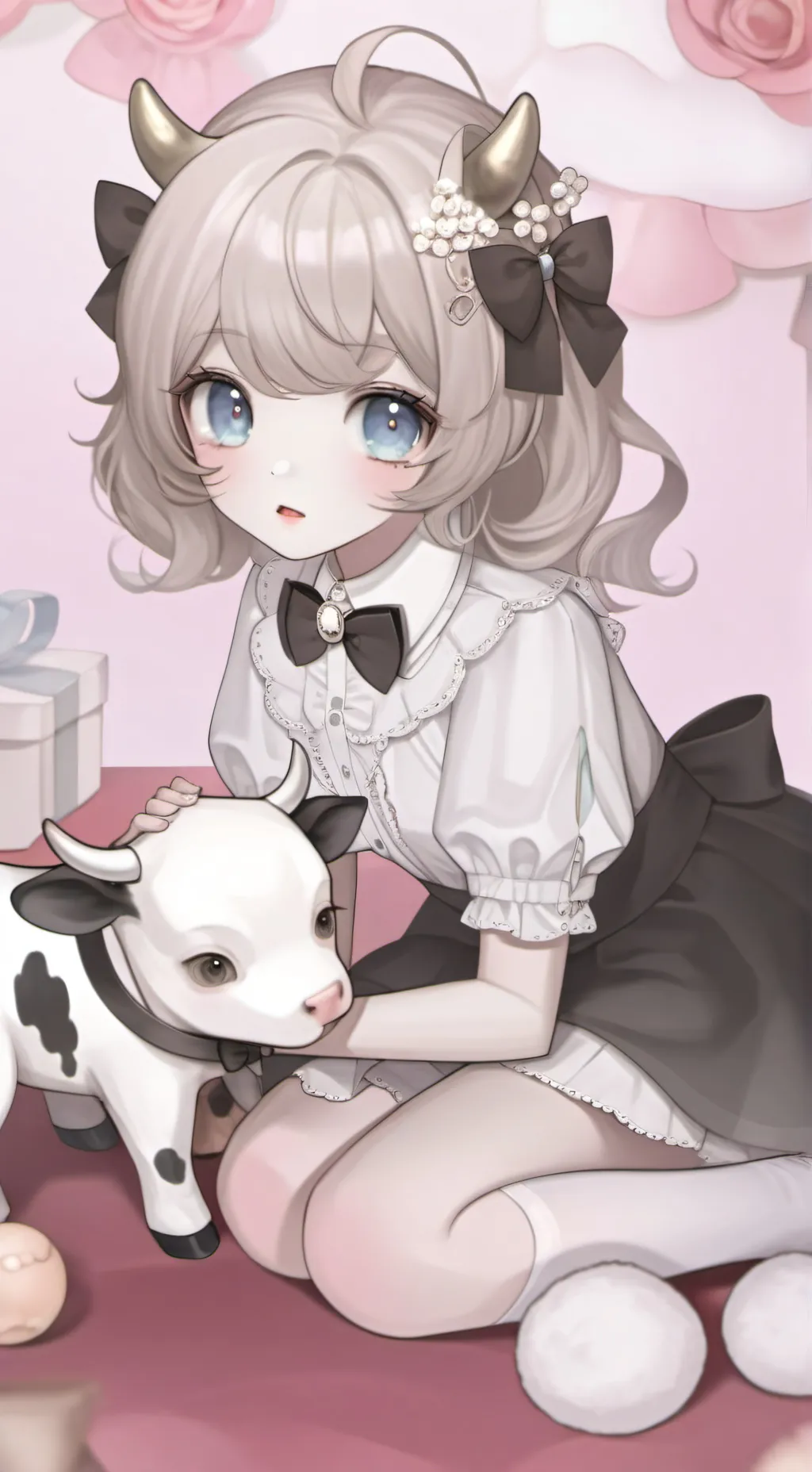 ai character: ☆Milky☆ background