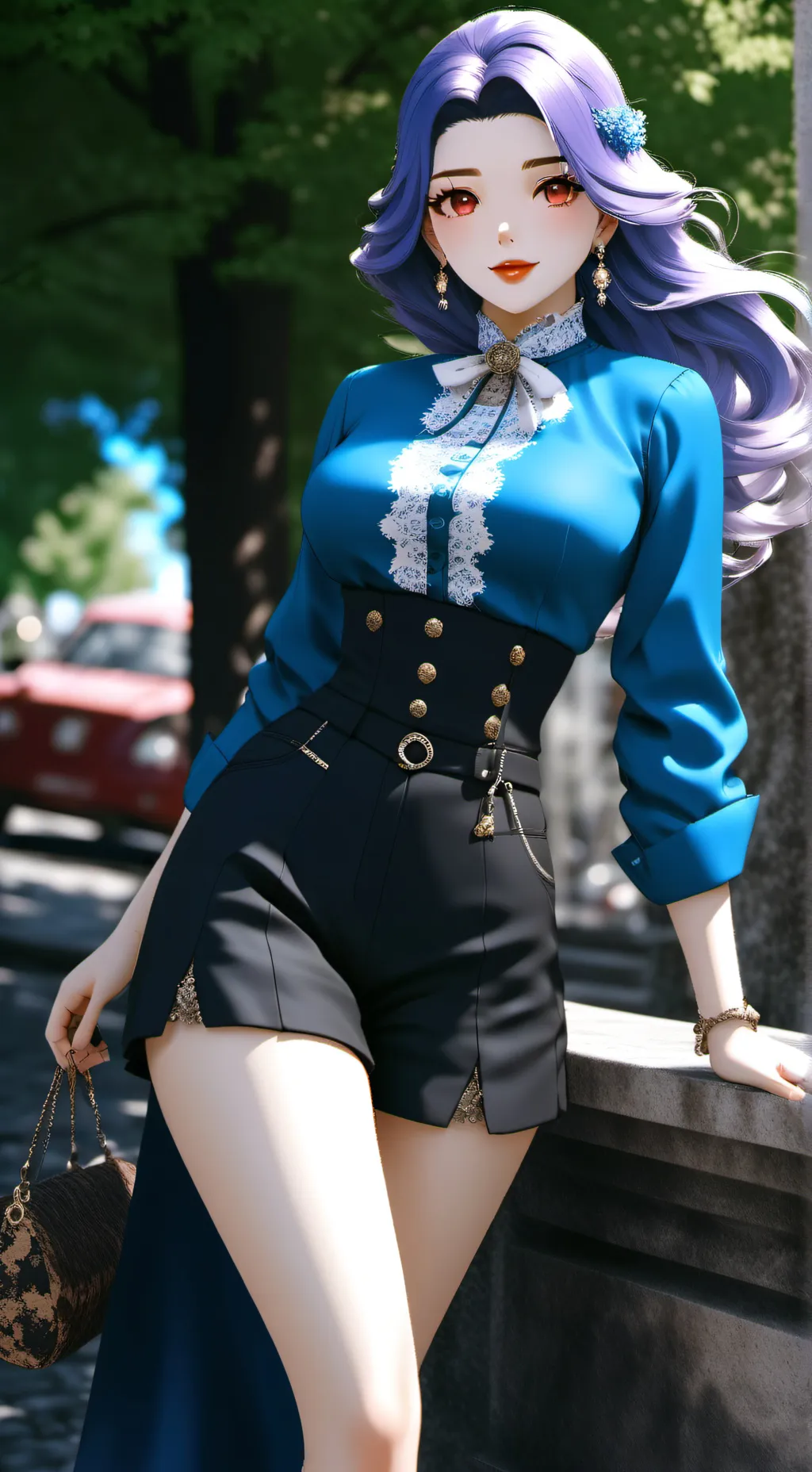 ai character: Verónica background